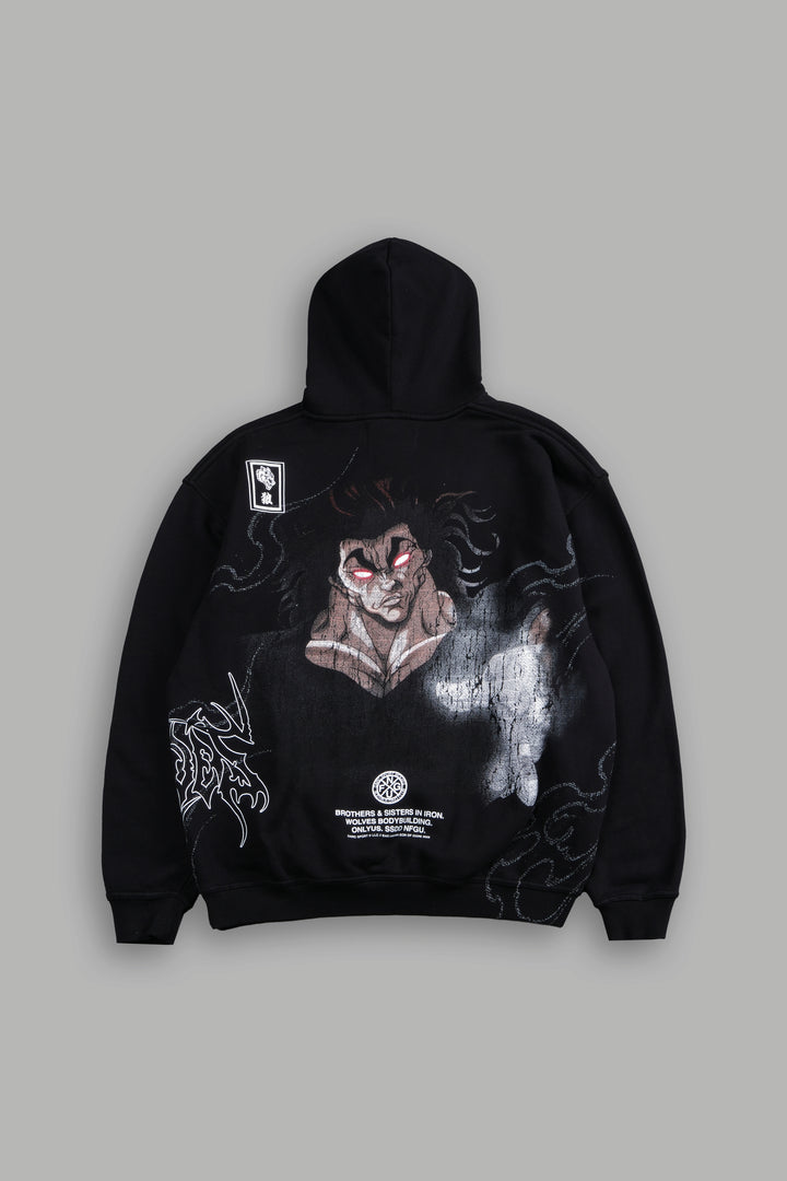 Yujiro Hanma "Pierce" Hoodie in Black
