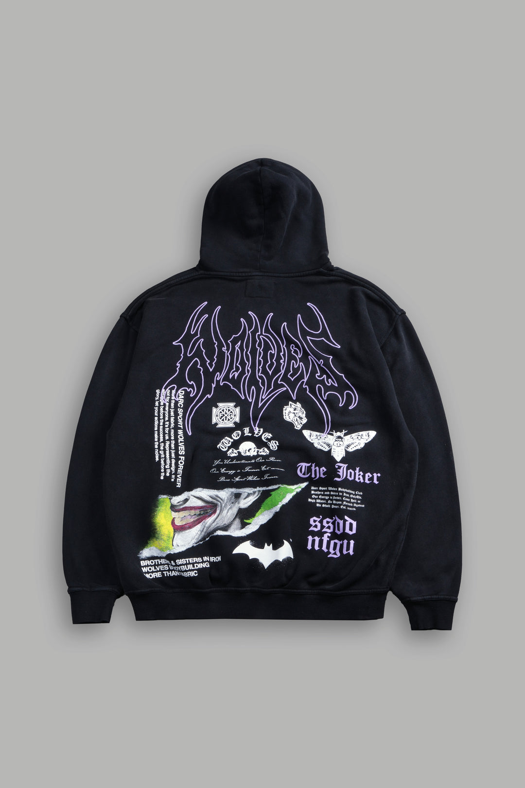Smile "Pierce" Hoodie in Black