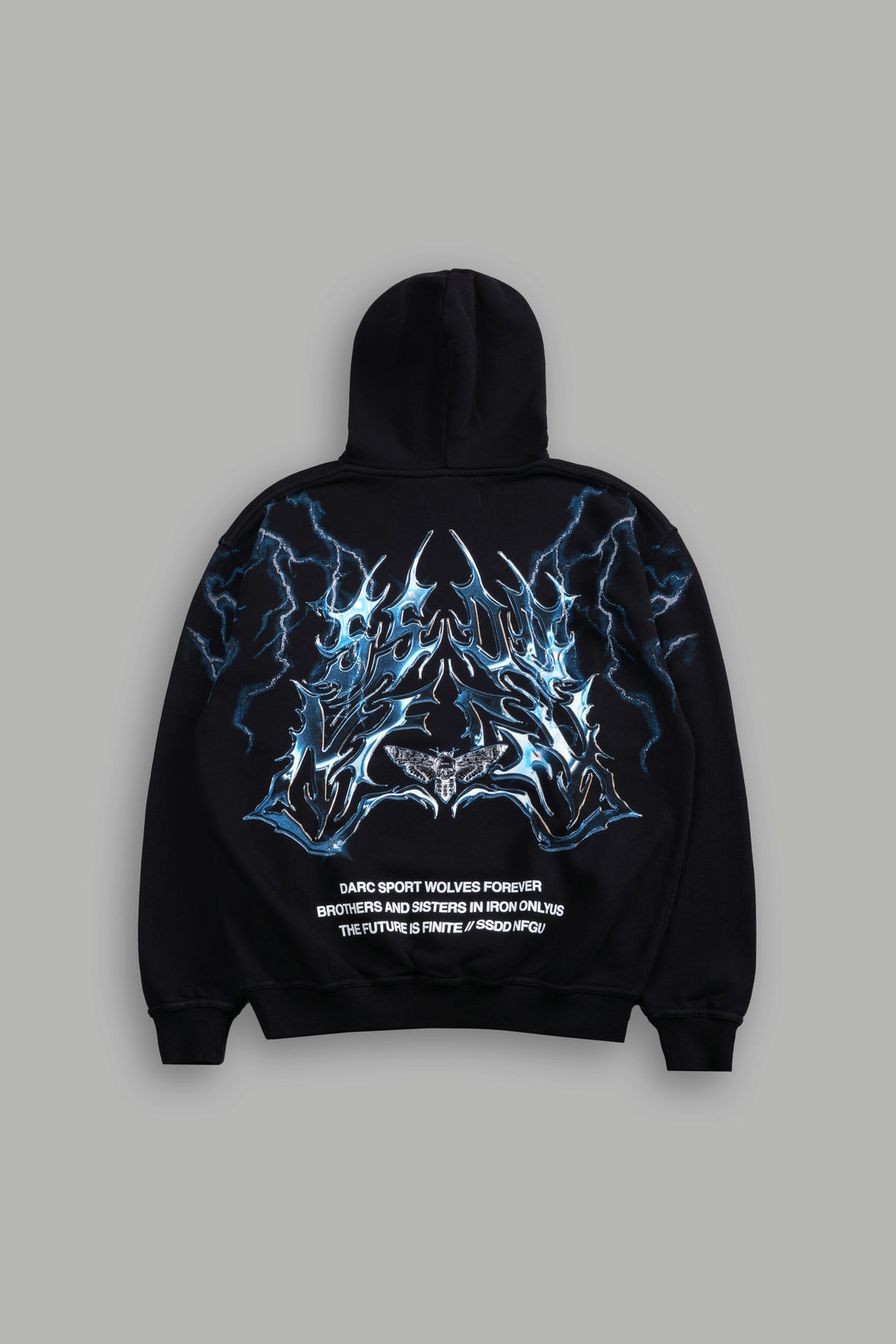 Lightning Strike Unisex "Pierce" Hoodie in Black