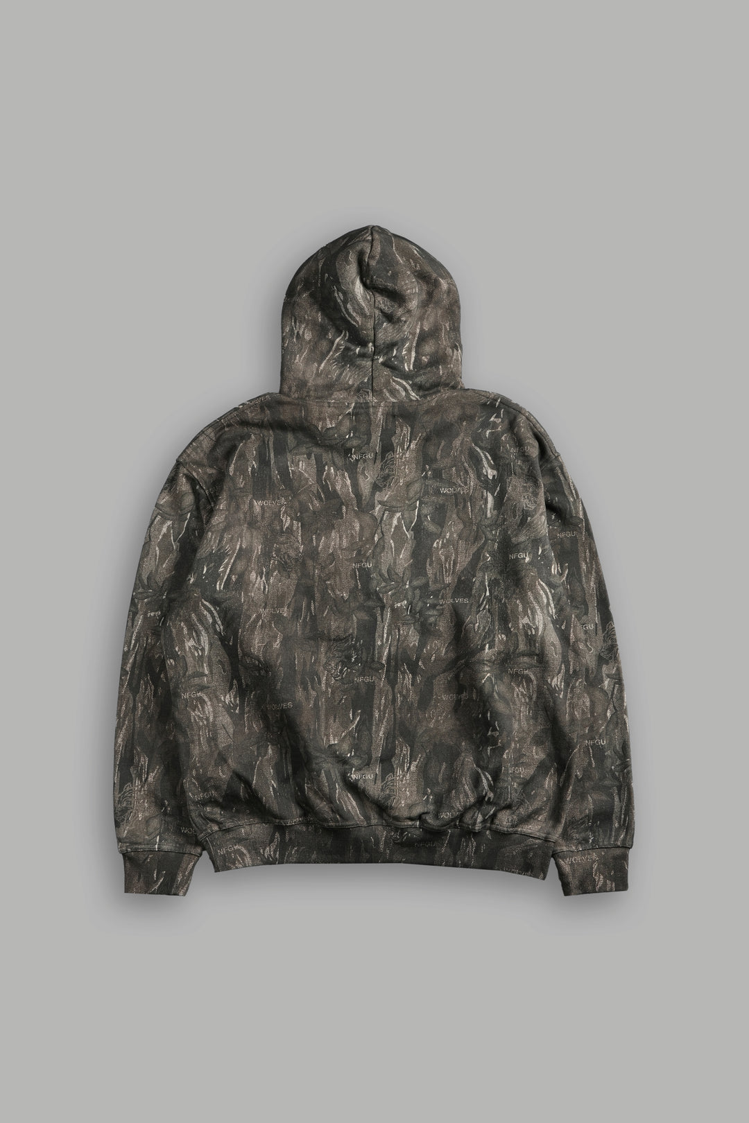 Midnight Wolves "Pierce" Hoodie in Vintage Norse Camo