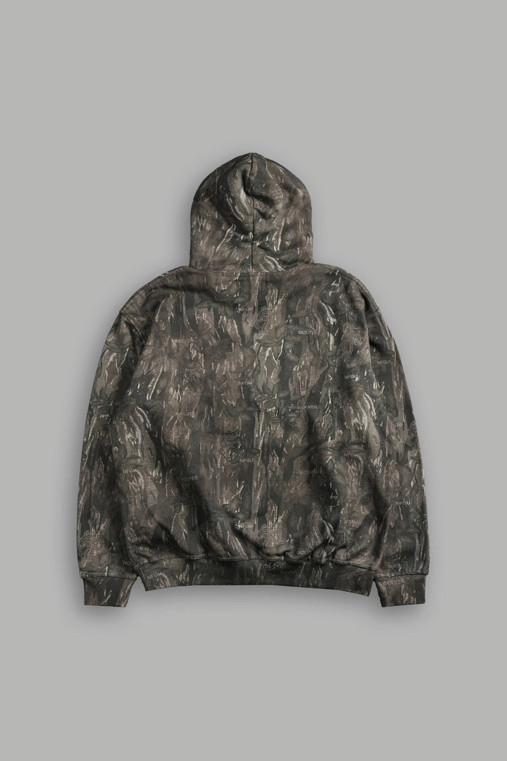 Midnight Wolves "Pierce" Hoodie in Vintage Norse Camo