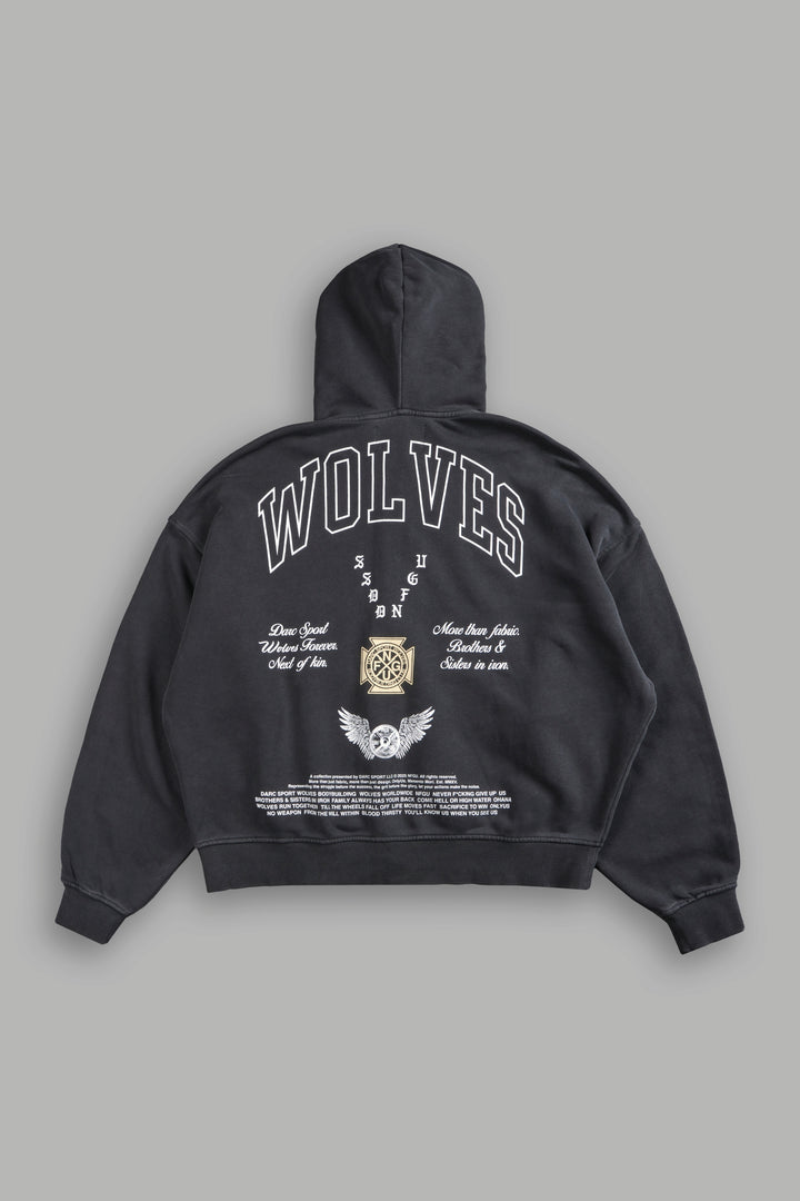 Our Lineage Darco Double Zip Hoodie in Wolf Gray