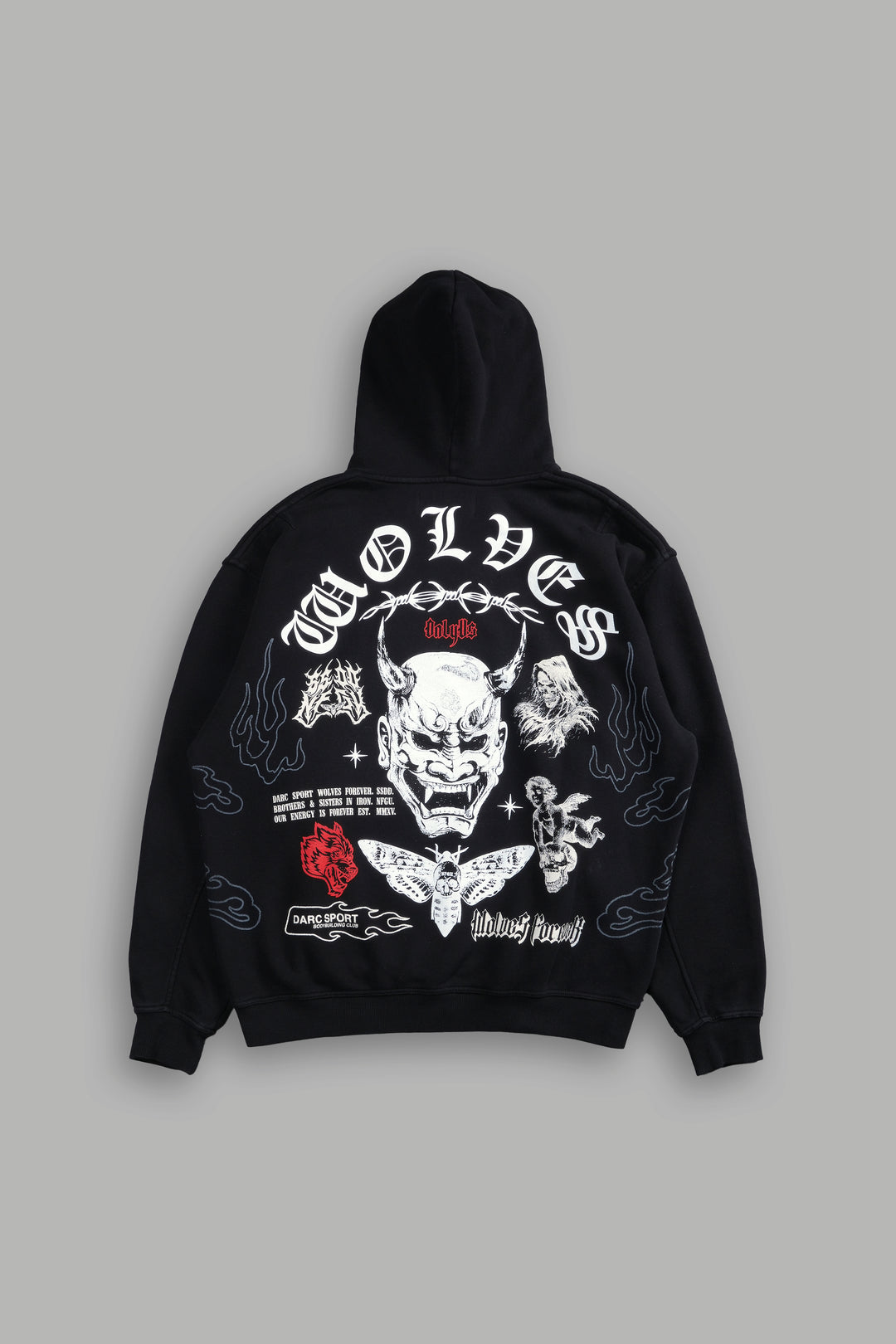 Live Or Die "Cornell" Hoodie in Black