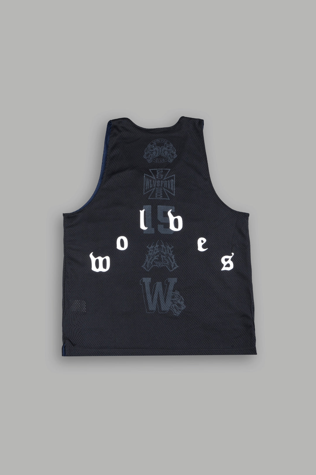 Pack Leader Reversible Bball Jersey In Black/Navy