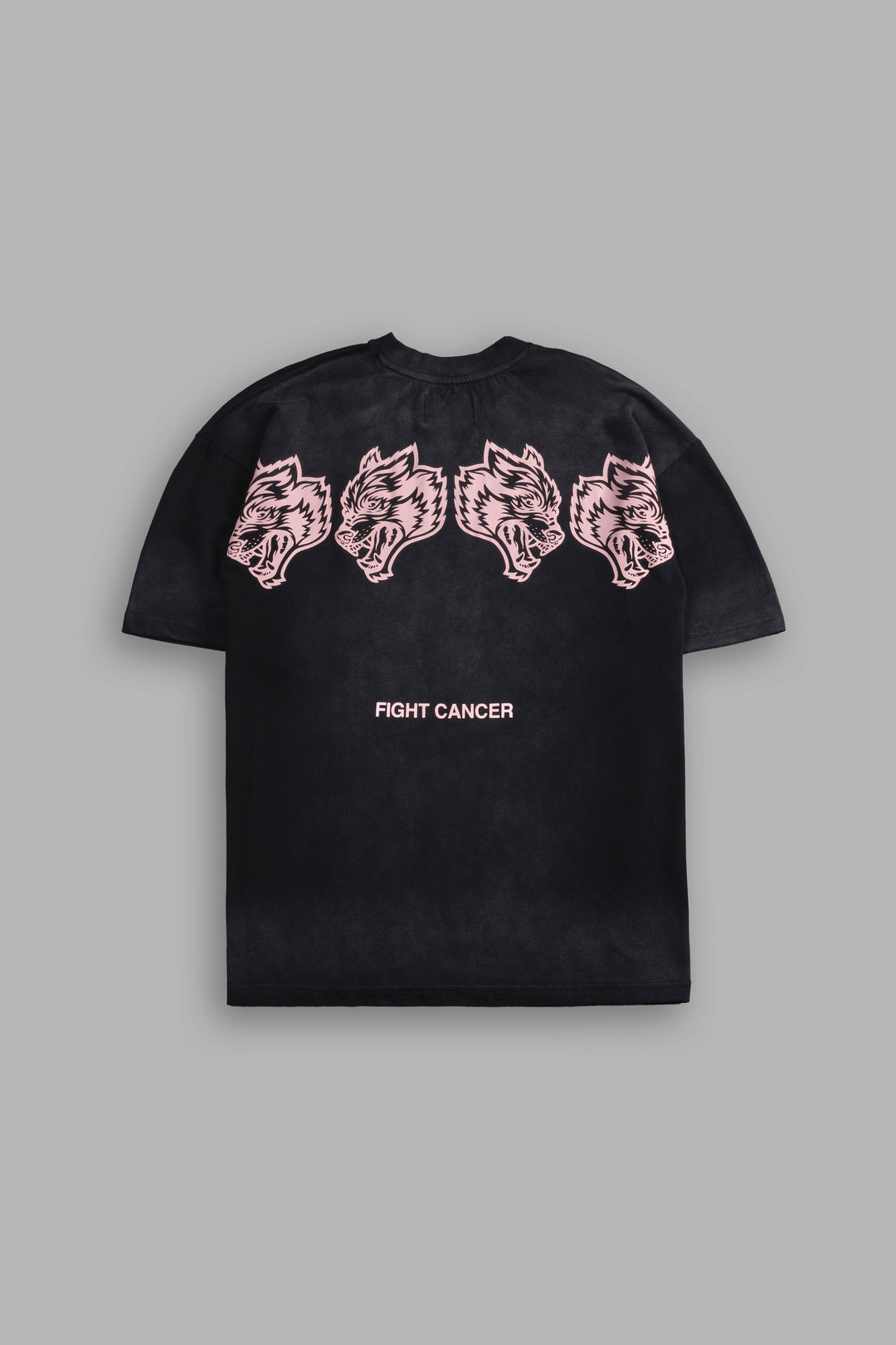 Wolves Have Your Back "Premium" Oversized Tee in Black Halo Wash