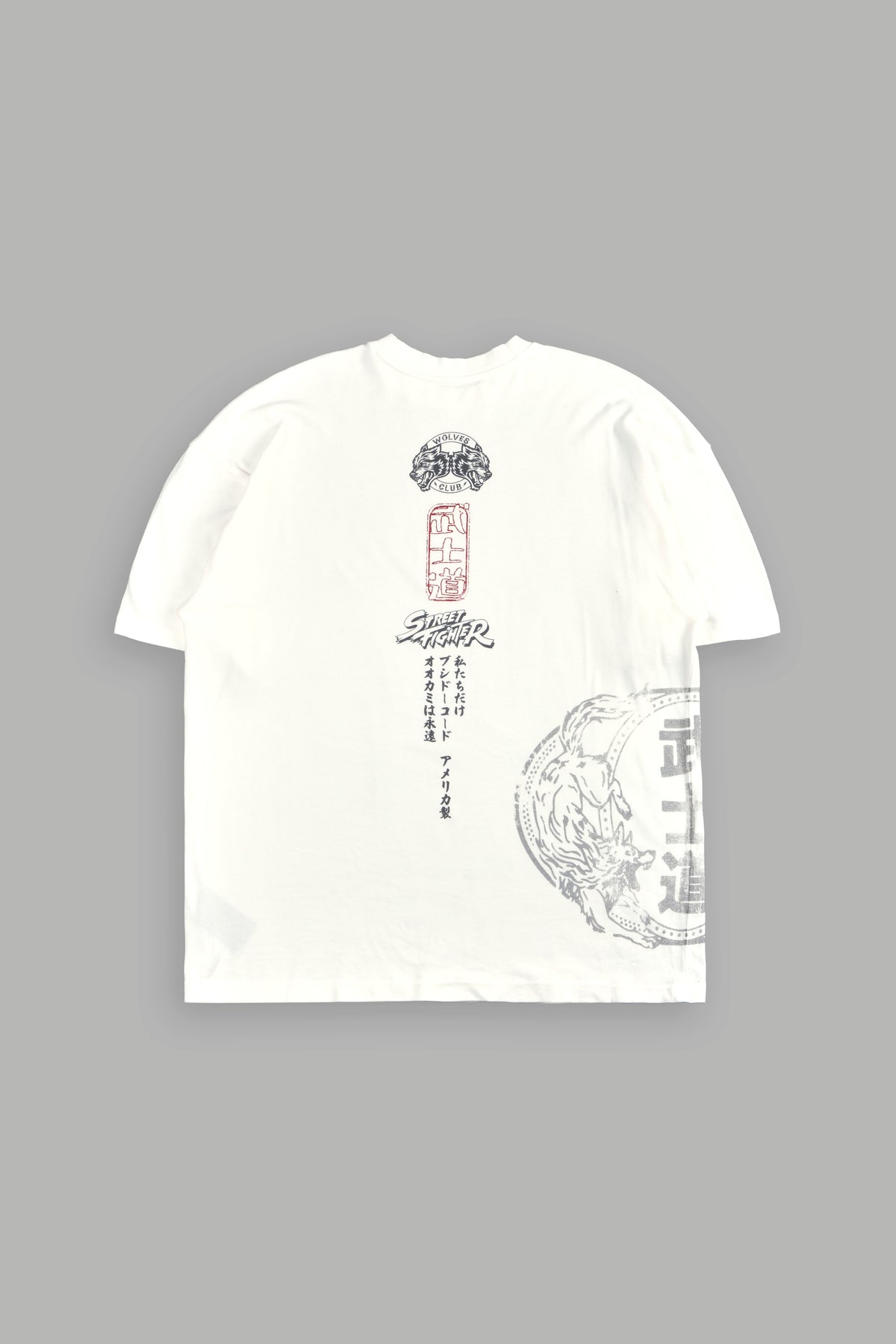 Street Fighter "Side-By-Side" Tee Box Set in Cream