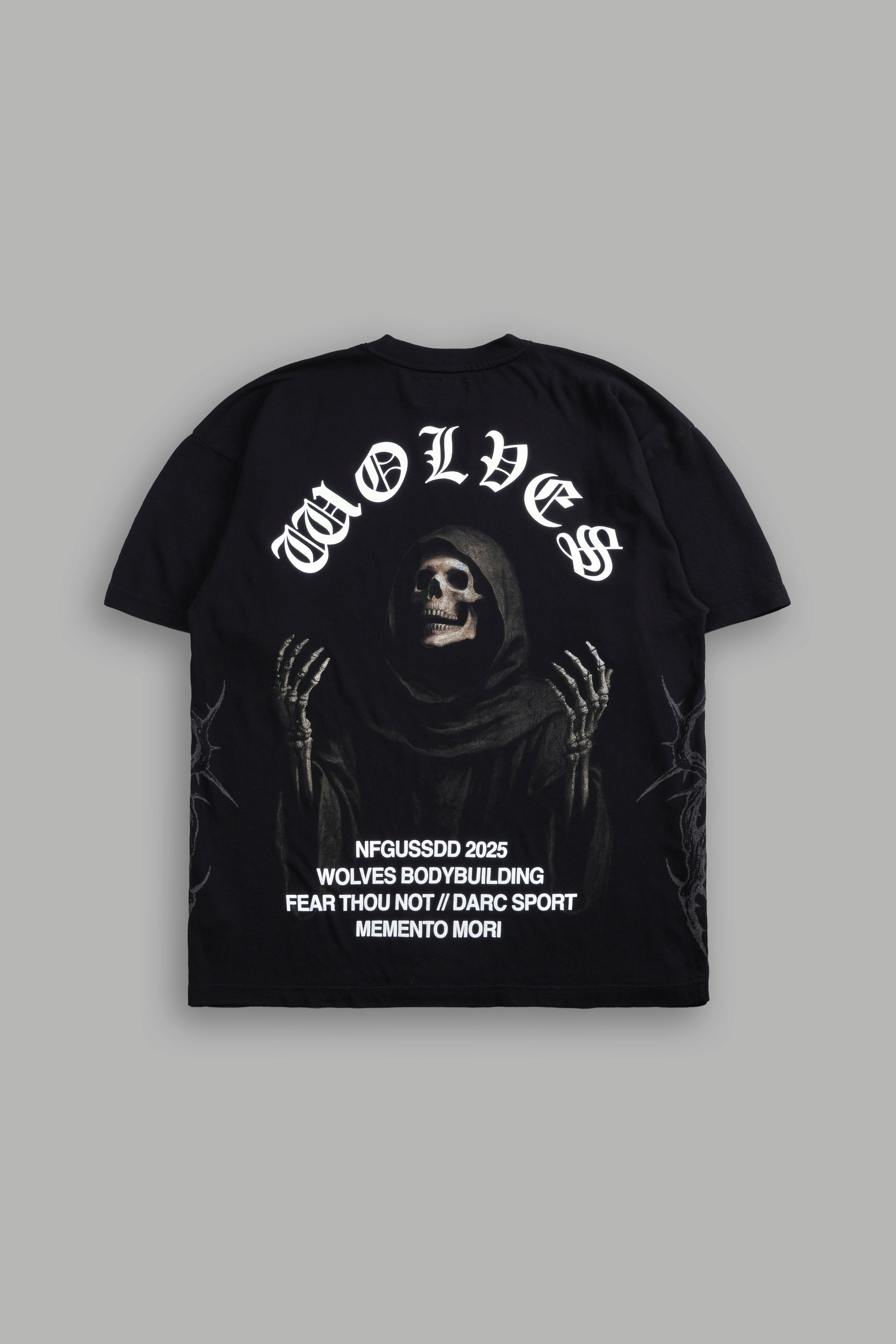 Darc Mori "Side By Side" Series Premium Oversized Tee in Black