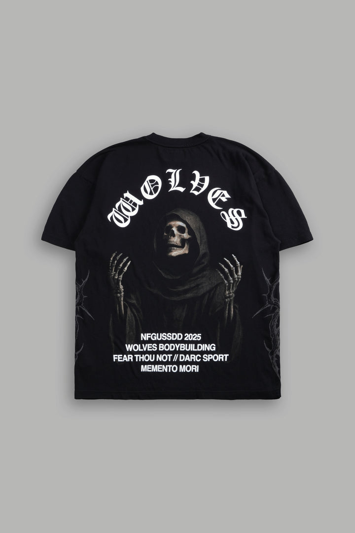 Darc Mori "Side By Side" Series Premium Oversized Tee in Black