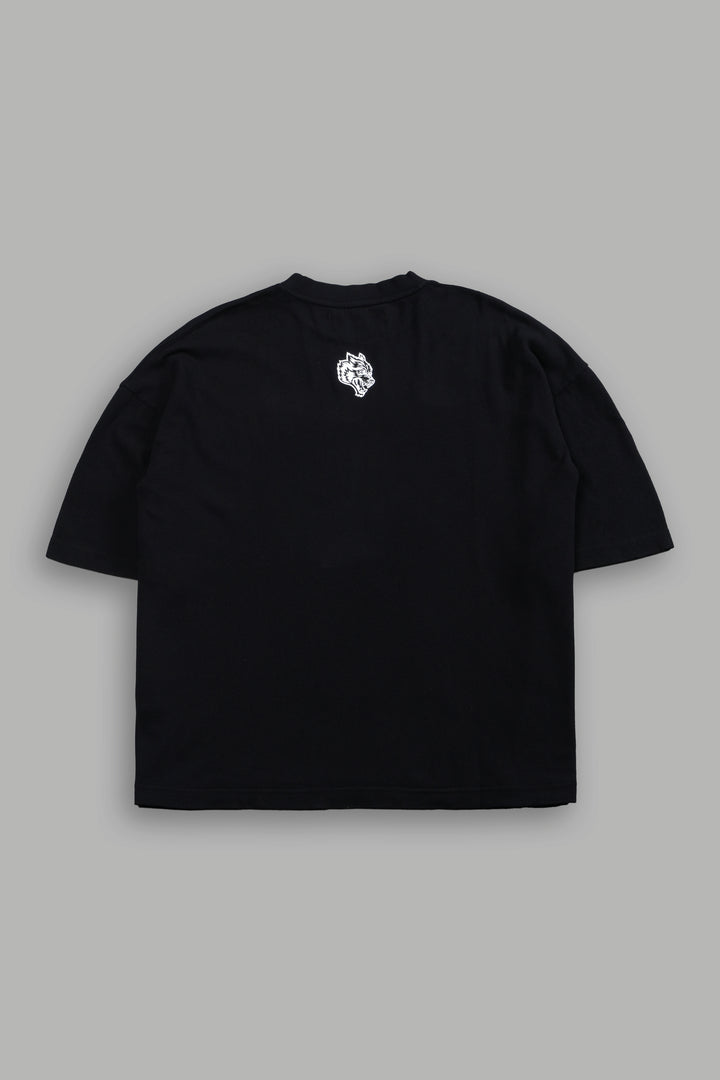 Crowned Premium "Box Cut" Tee Black