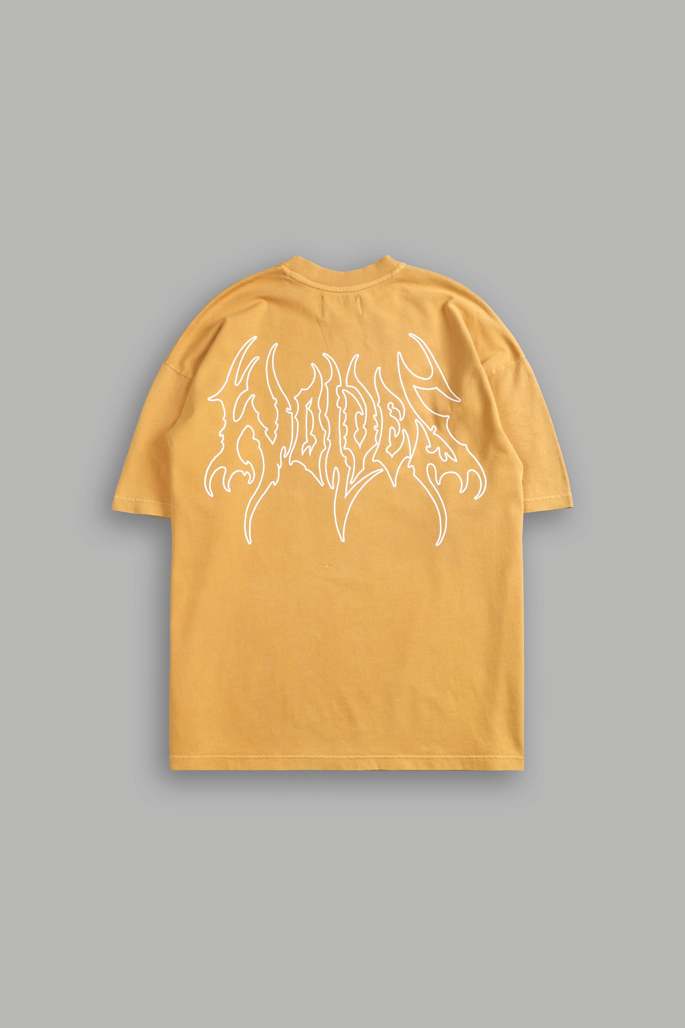 Iron Flame "Premium" Oversized Tee in Golden Yellow