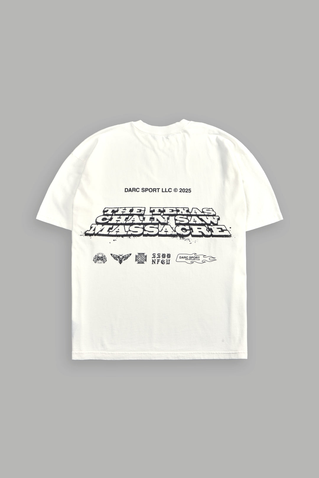 Massacre "Grunge" Tee in Cream