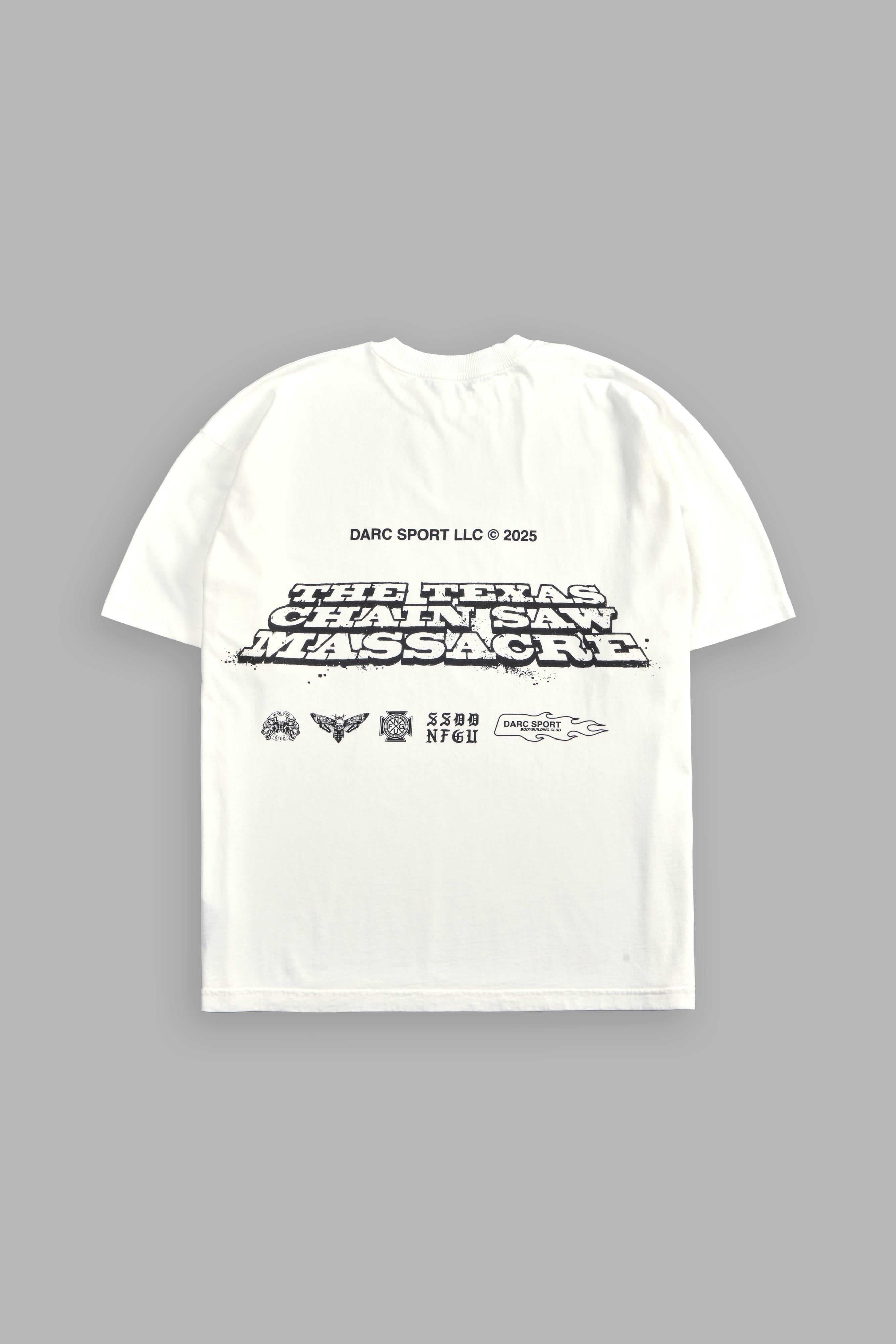 Massacre "Grunge" Tee in Cream