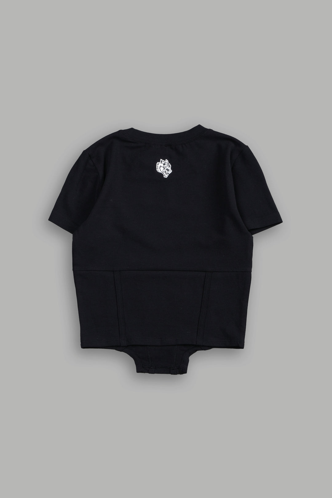 Chopper Wolf Salem Corset Tee in Black