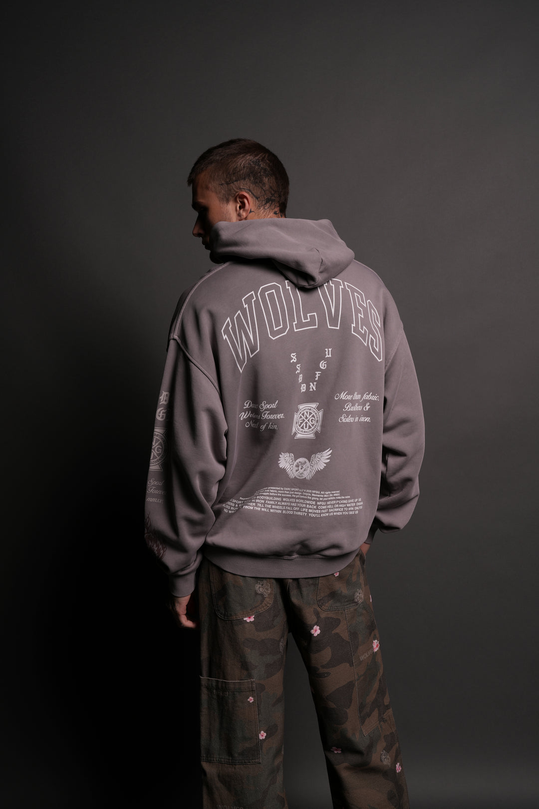Our Lineage "Pierce" Hoodie in Pale Gray