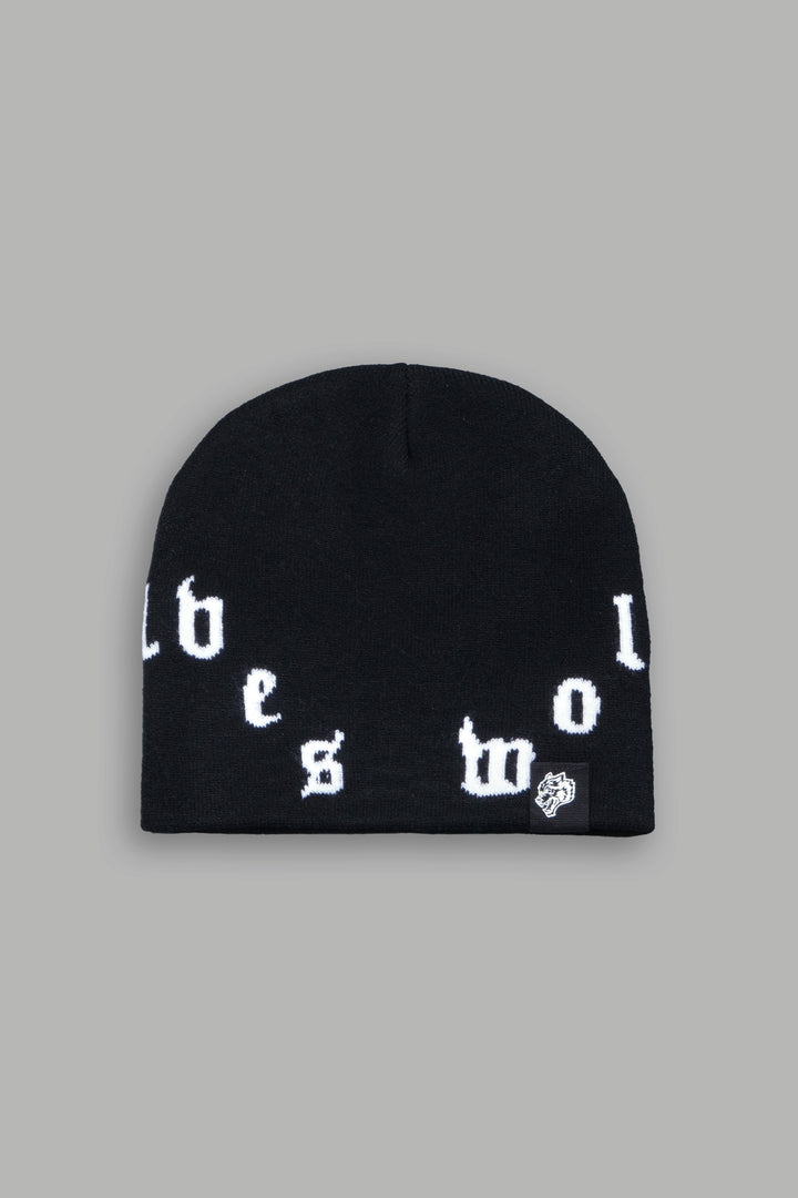 Pyramid Wolves Cap Beanie In Black