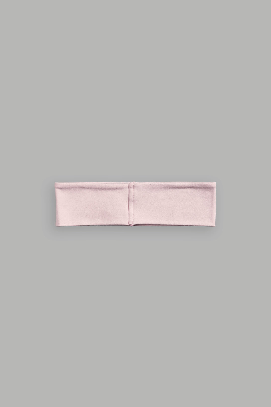 Wolf Head Wide Headband in Blush Pink