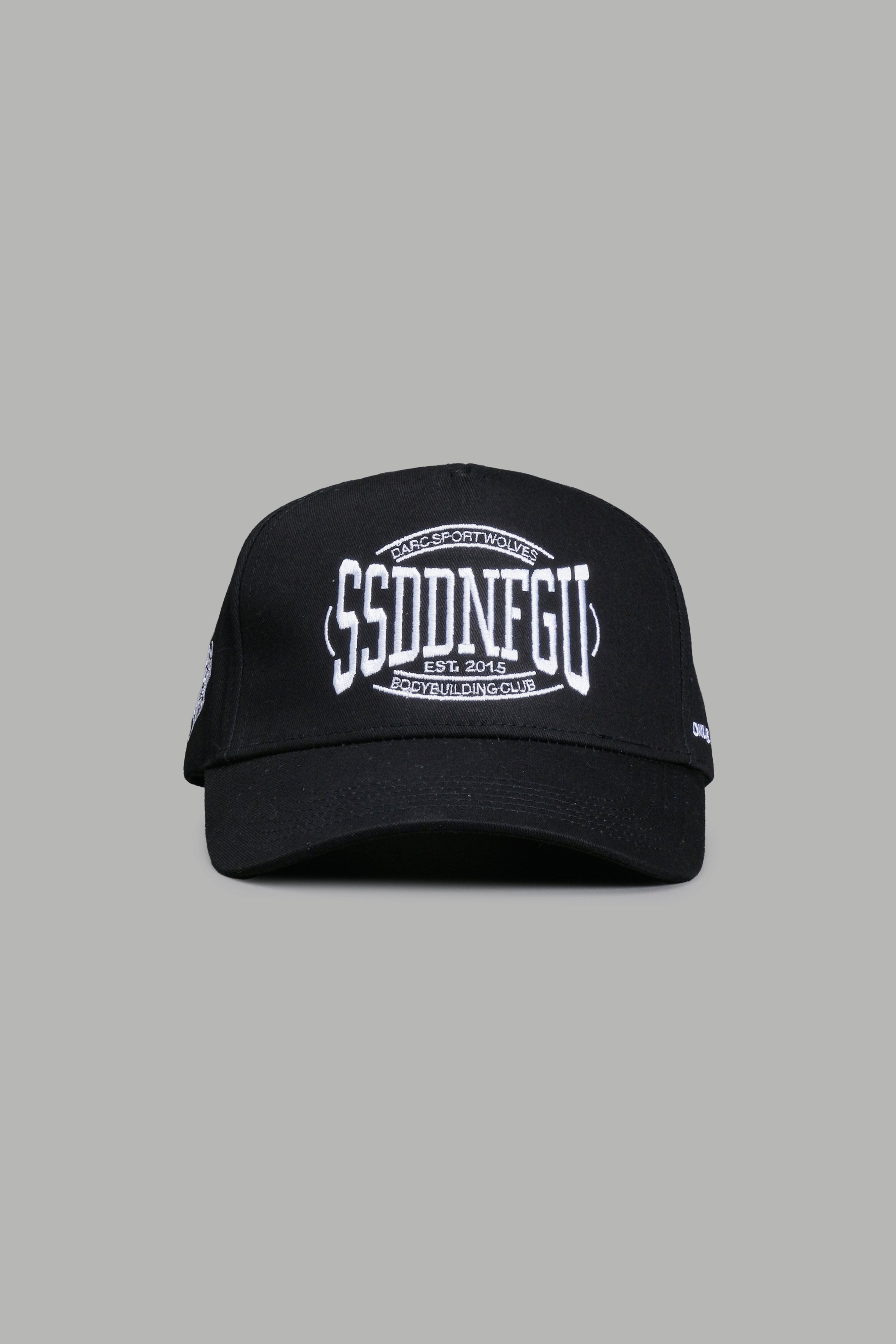 SSDDNFGU FRVR 5 Panel Hat in Black