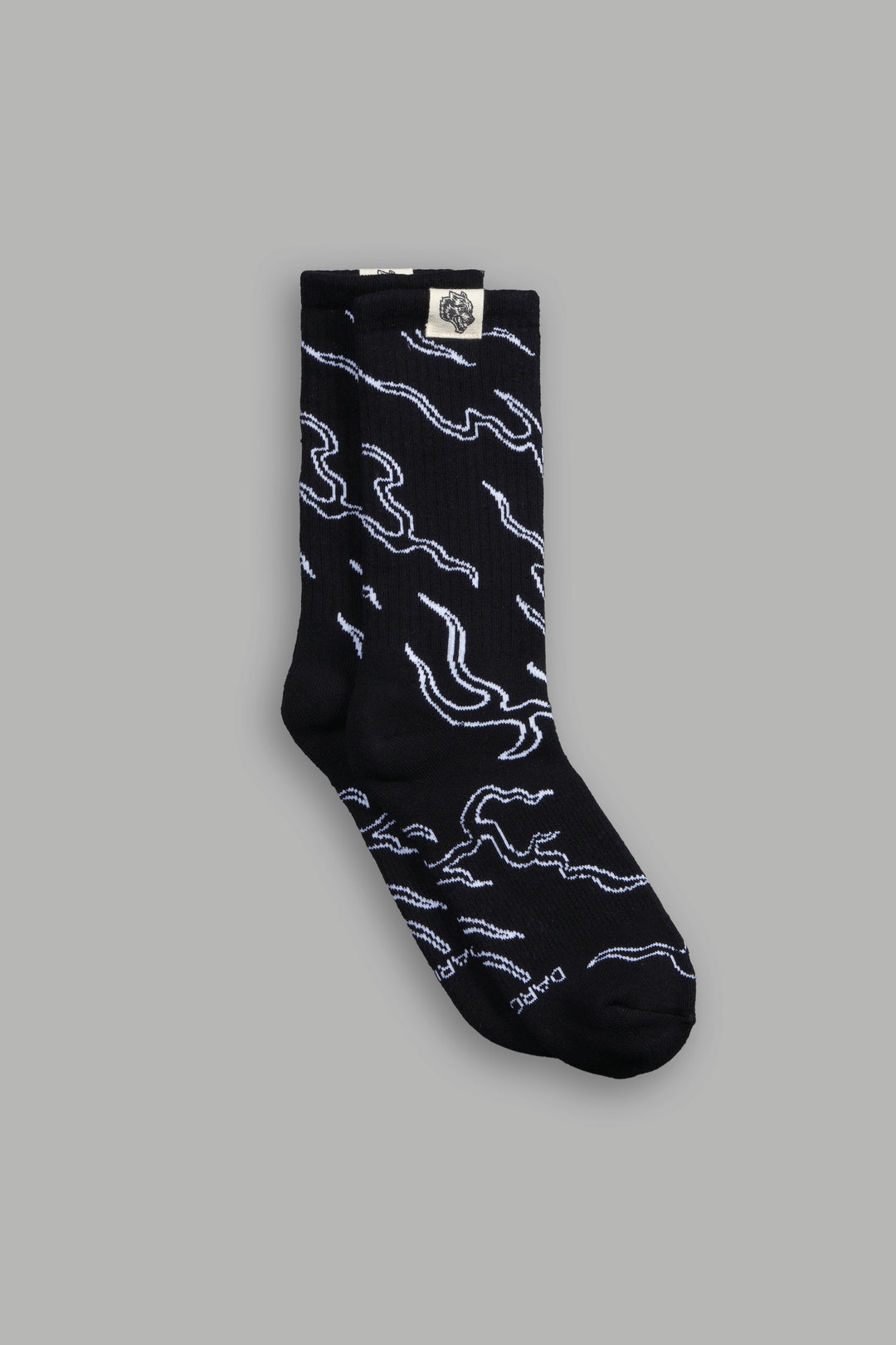 Our Fire Classic Socks in Black/White