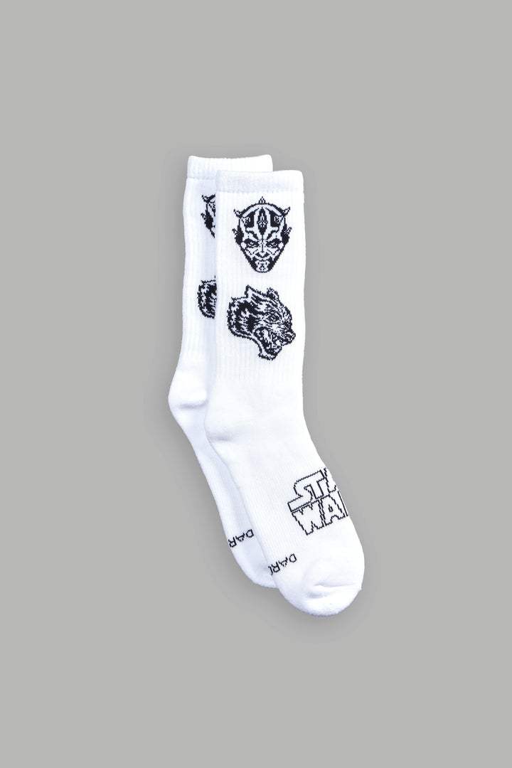 Big Wolf Maul Classic Socks in White