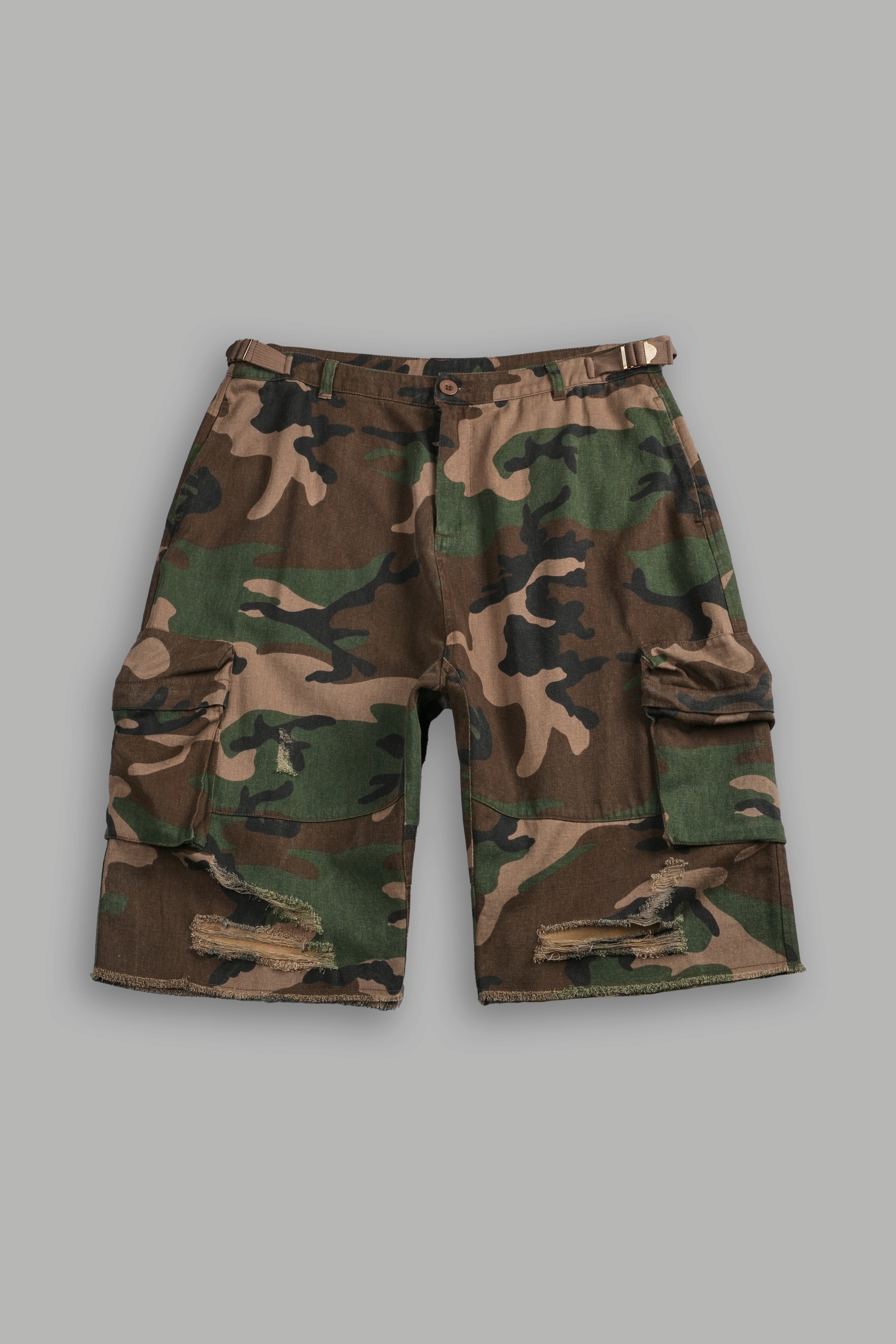 Wolf Chopper Duke Cargo Shorts in Woodland Camo – DarcSport