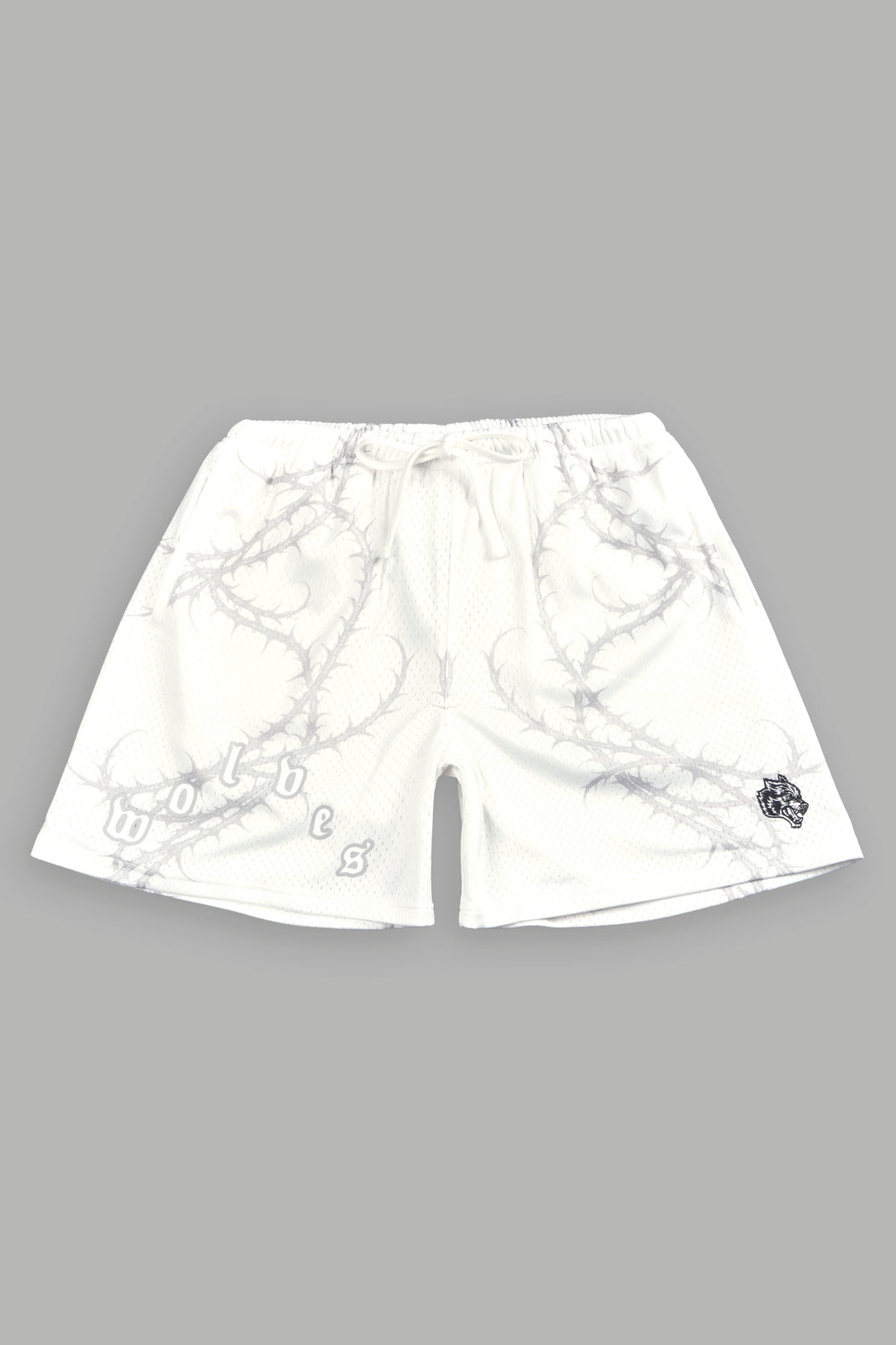Thorns Frvr Mesh Shorts In White