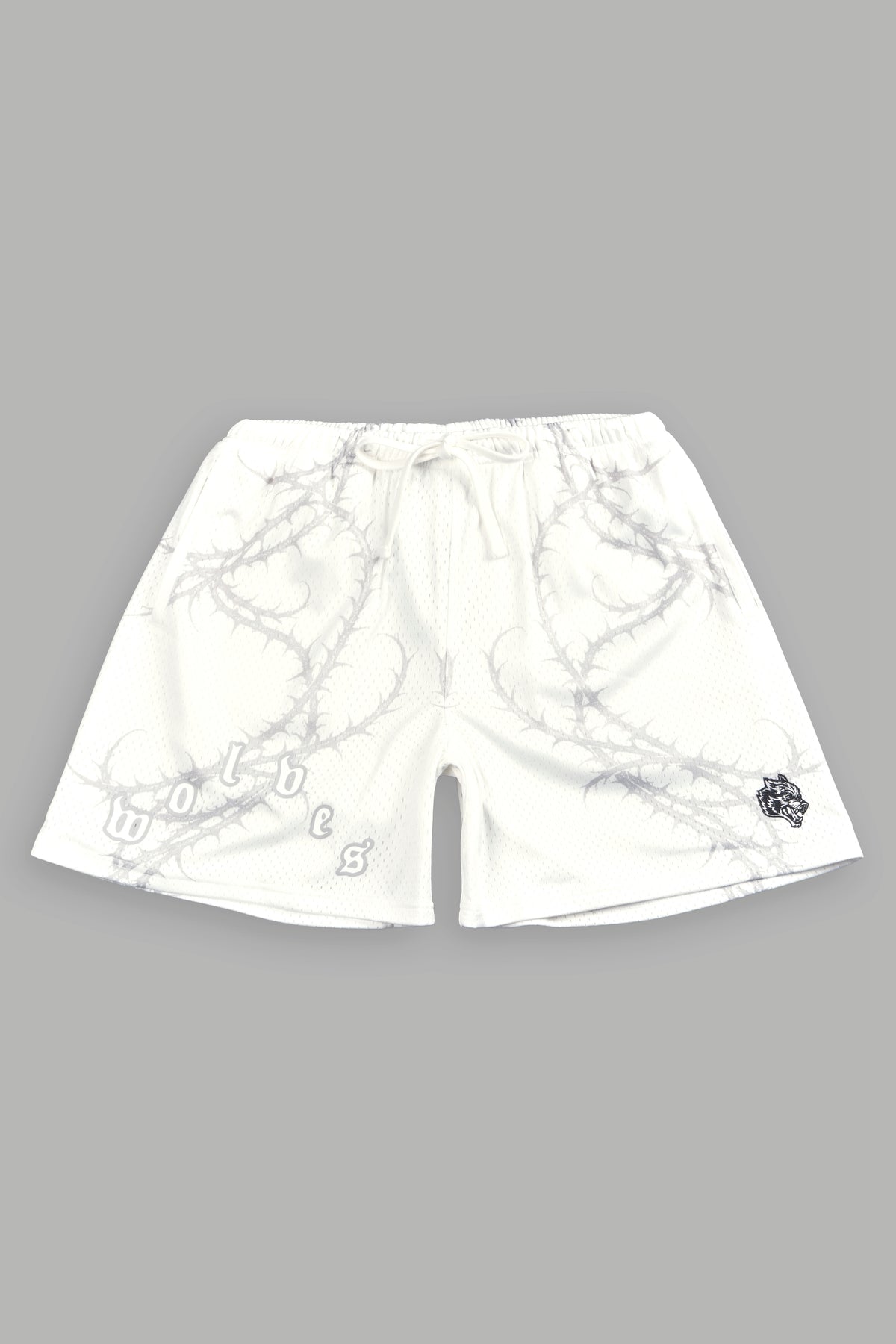 Thorns Frvr Mesh Shorts In White