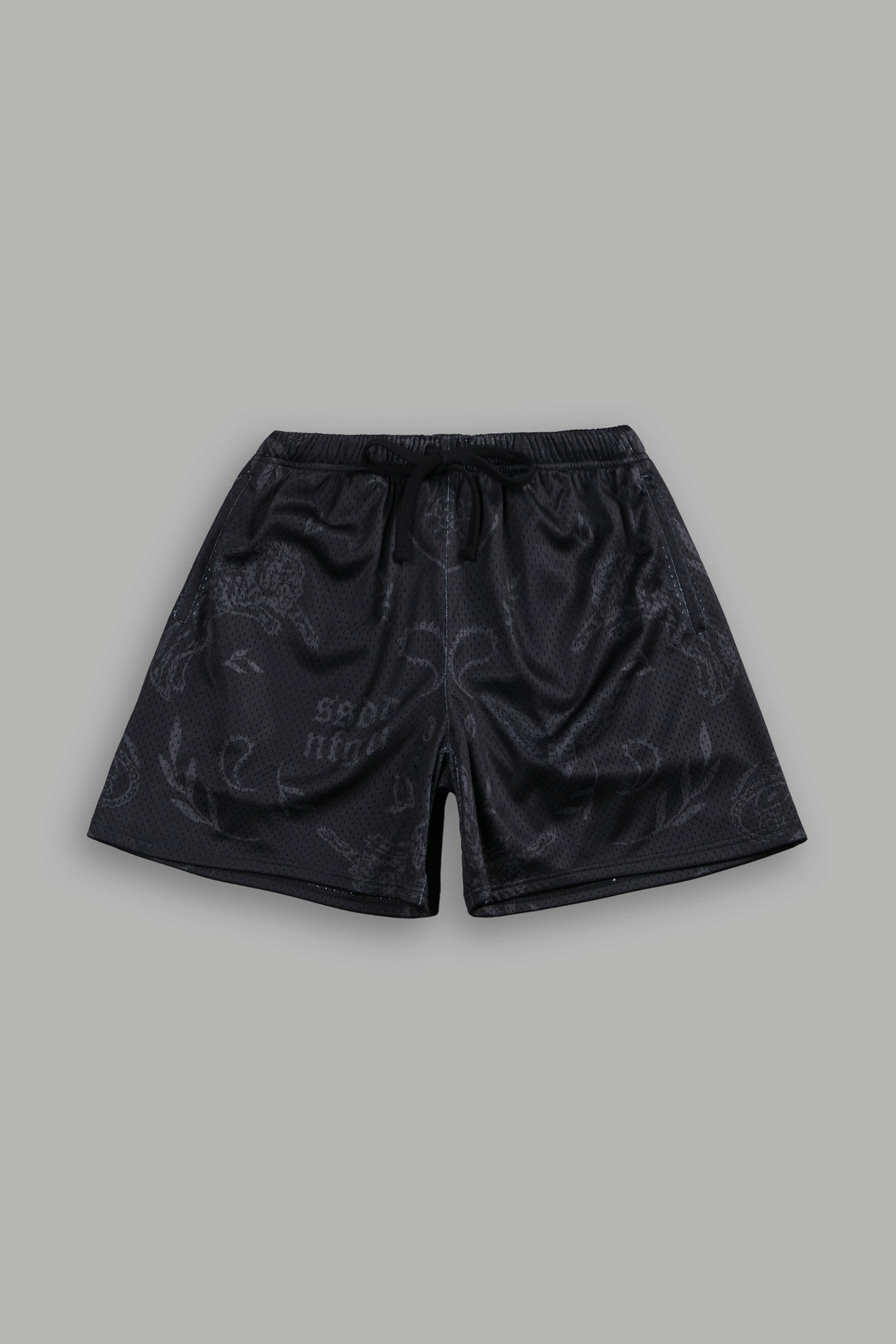 Just Look Up Mesh Shorts in Black