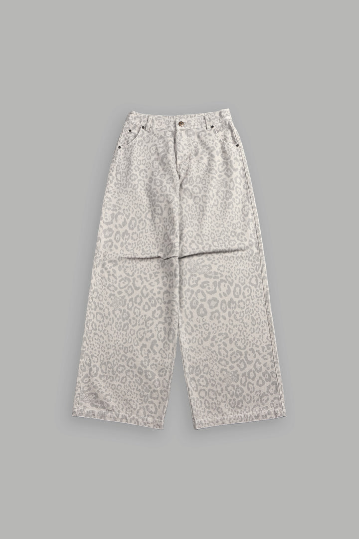 Wolf Chopper Brooklyn Denim Jeans in Clay Leopard