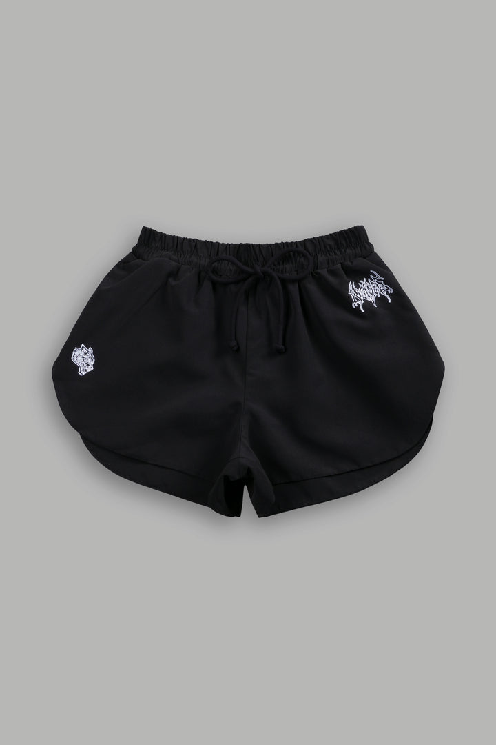 Hesh She "Phantom" Running Shorts in Black