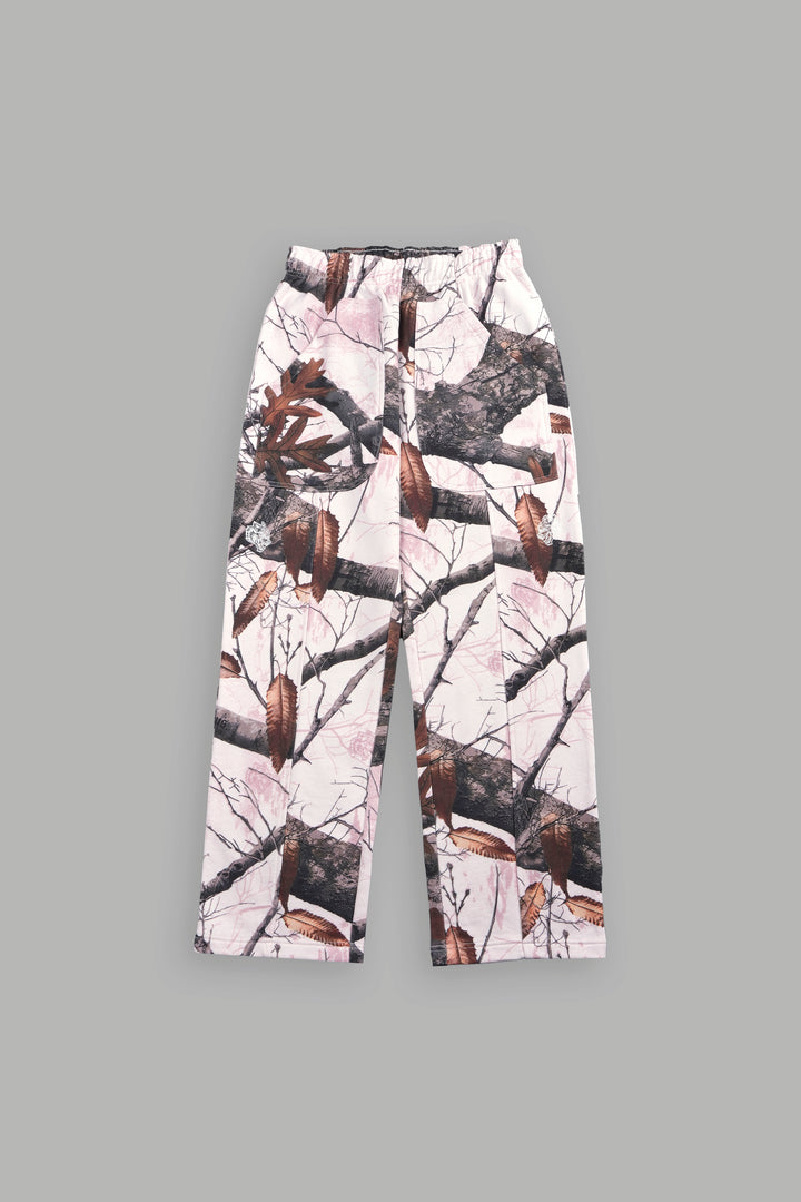 Dual She Wrath Sweats in Brown/Light Mauve Woodland Camo