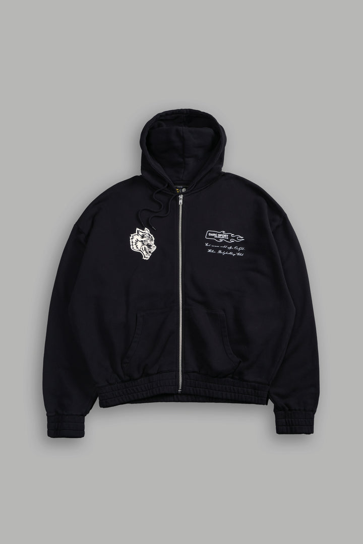 Bane Forever "Chambers" Zip Hoodie in Black