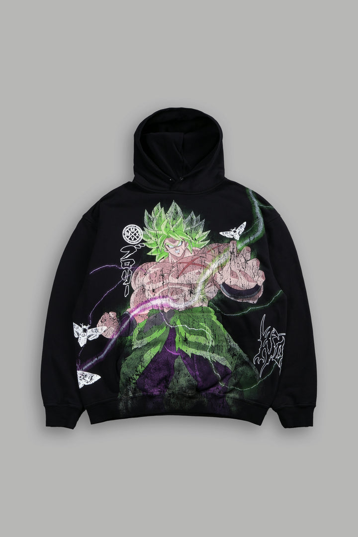 Legendary Super Saiyan Broly "Side-By-Side" Pierce Hoodie in Black