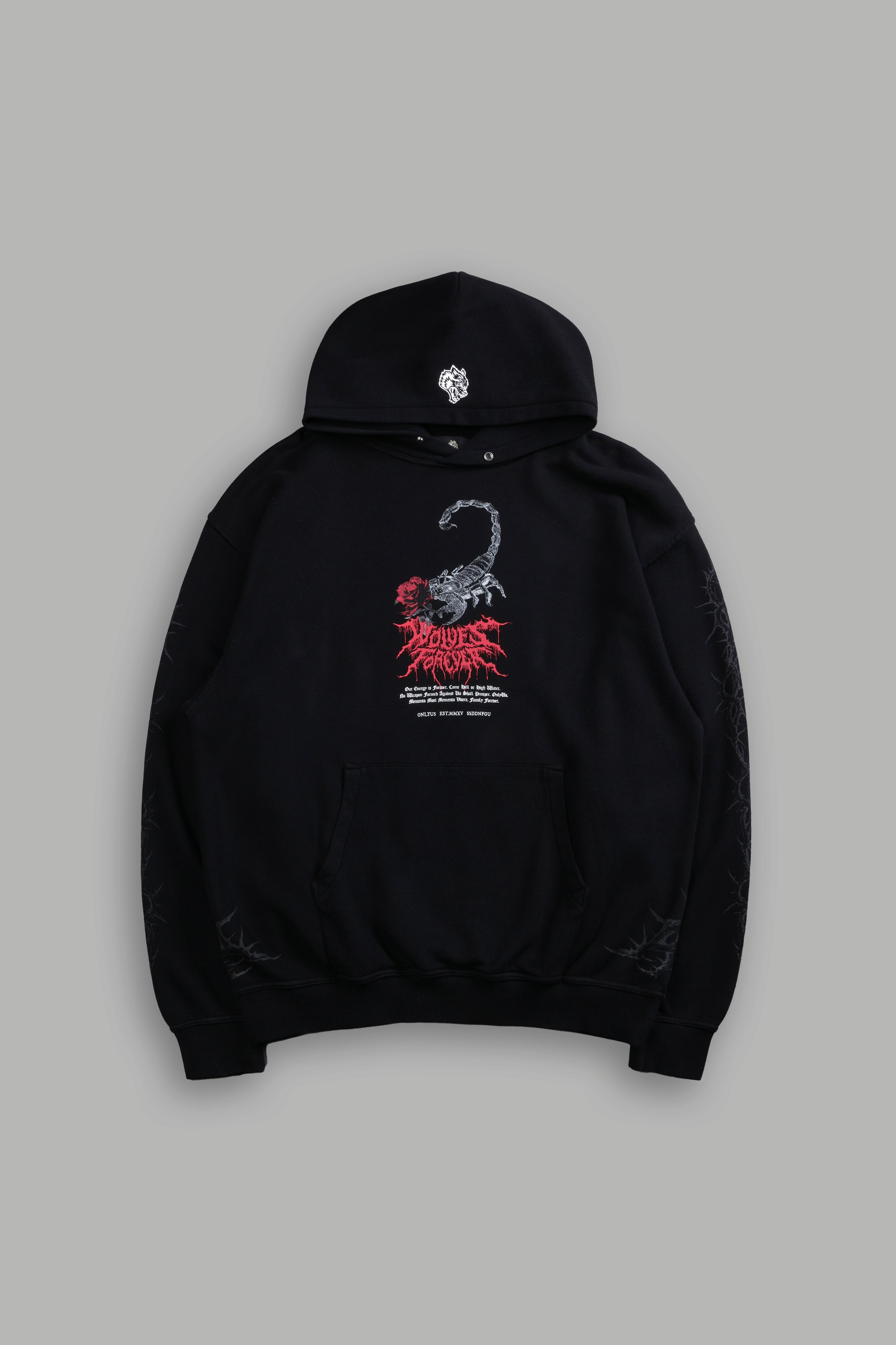Scorpion Thorns "Pierce" Hoodie in Black