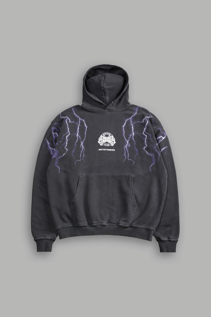 Lightning Strike Unisex "Pierce" Hoodie in Wolf Gray