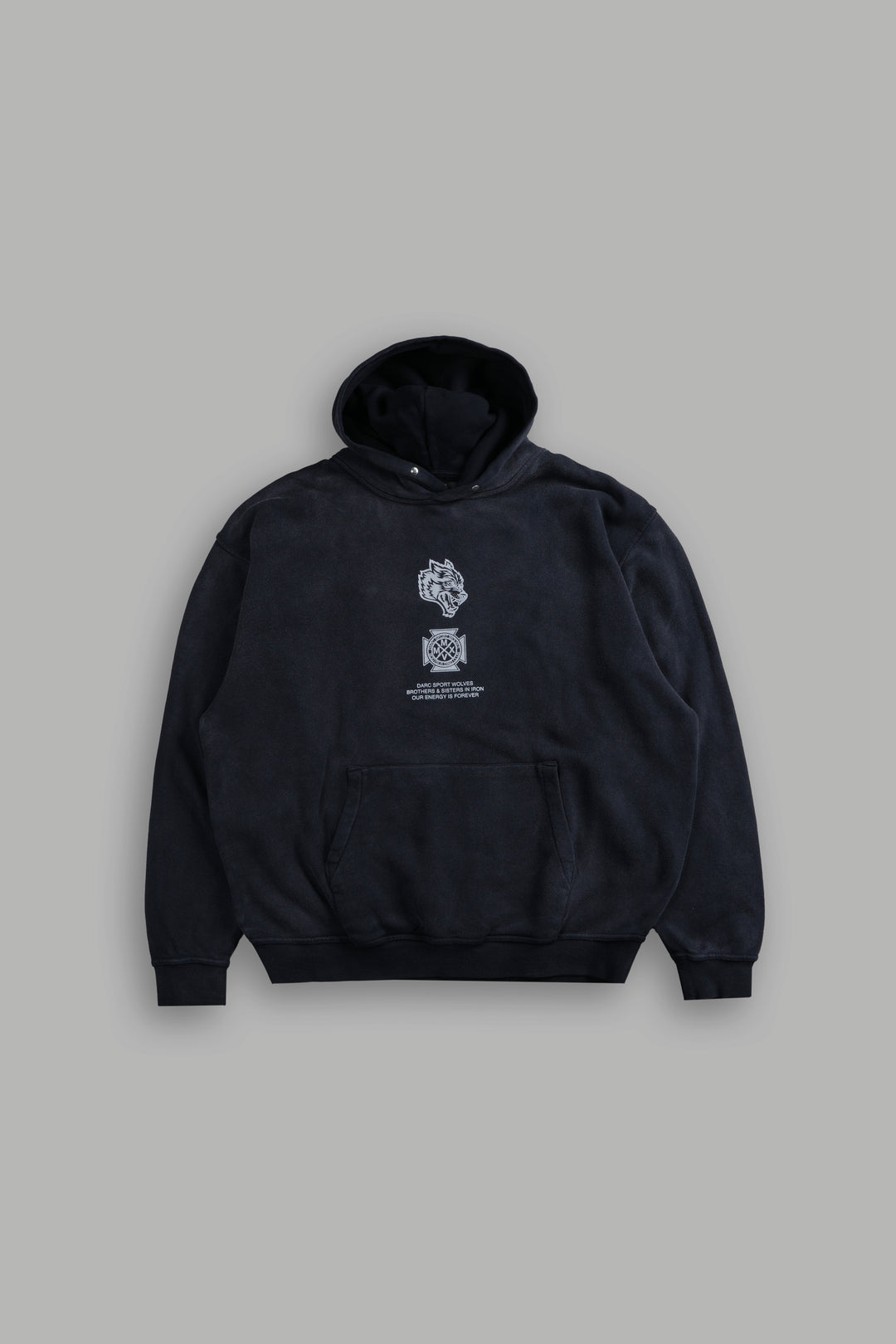 Ashes of the Dark V2 "Pierce" Hoodie in Black Drift Wash