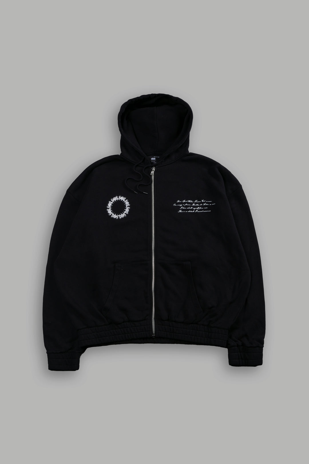 Rise To Darkness "Chambers" Zip Hoodie in Black