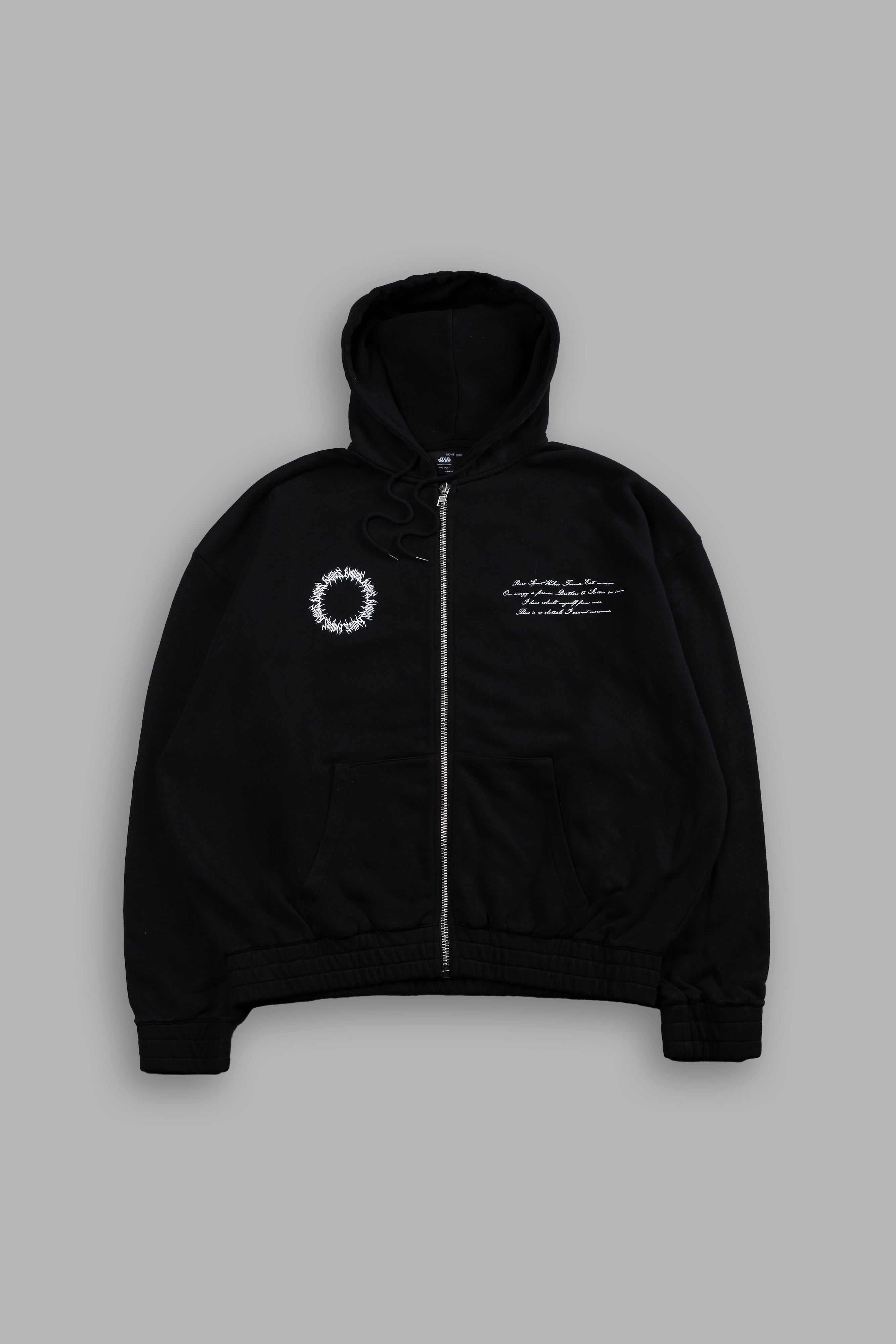 Rise To Darkness "Chambers" Zip Hoodie in Black