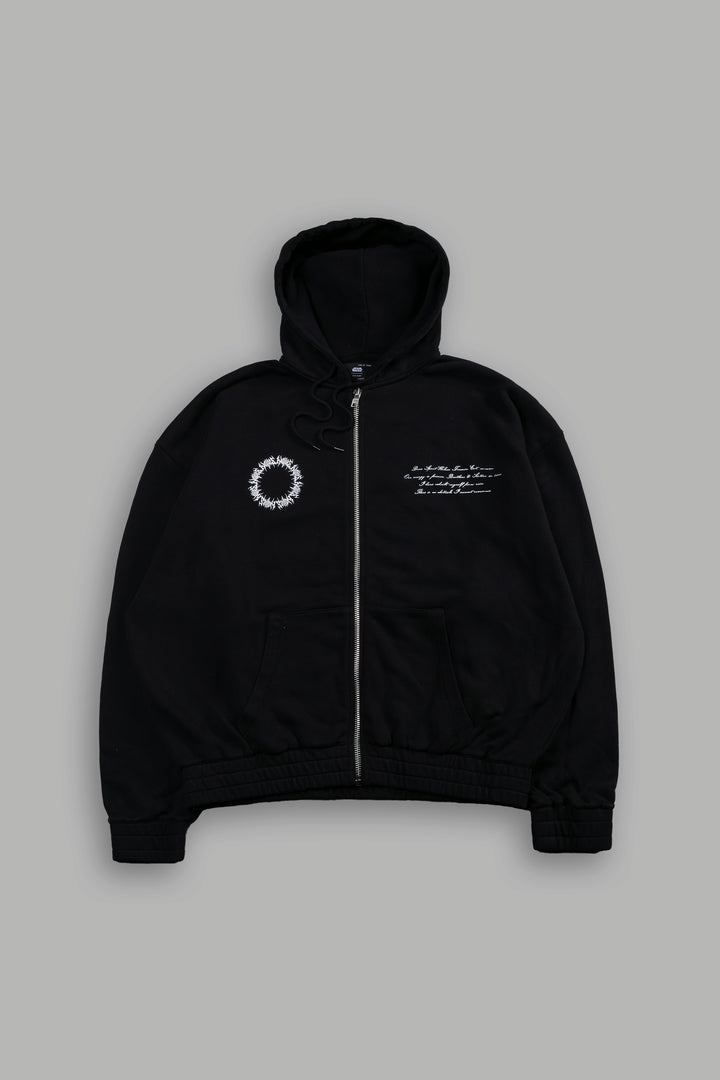 Rise To Darkness "Chambers" Zip Hoodie in Black