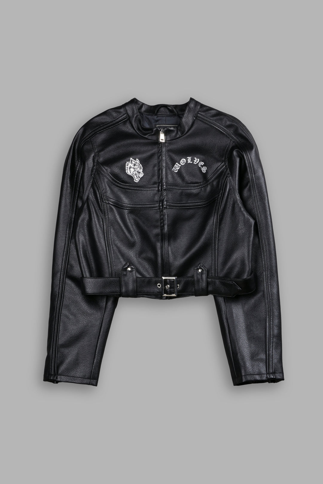 Chopper Wolf Letty Moto Jacket in Black