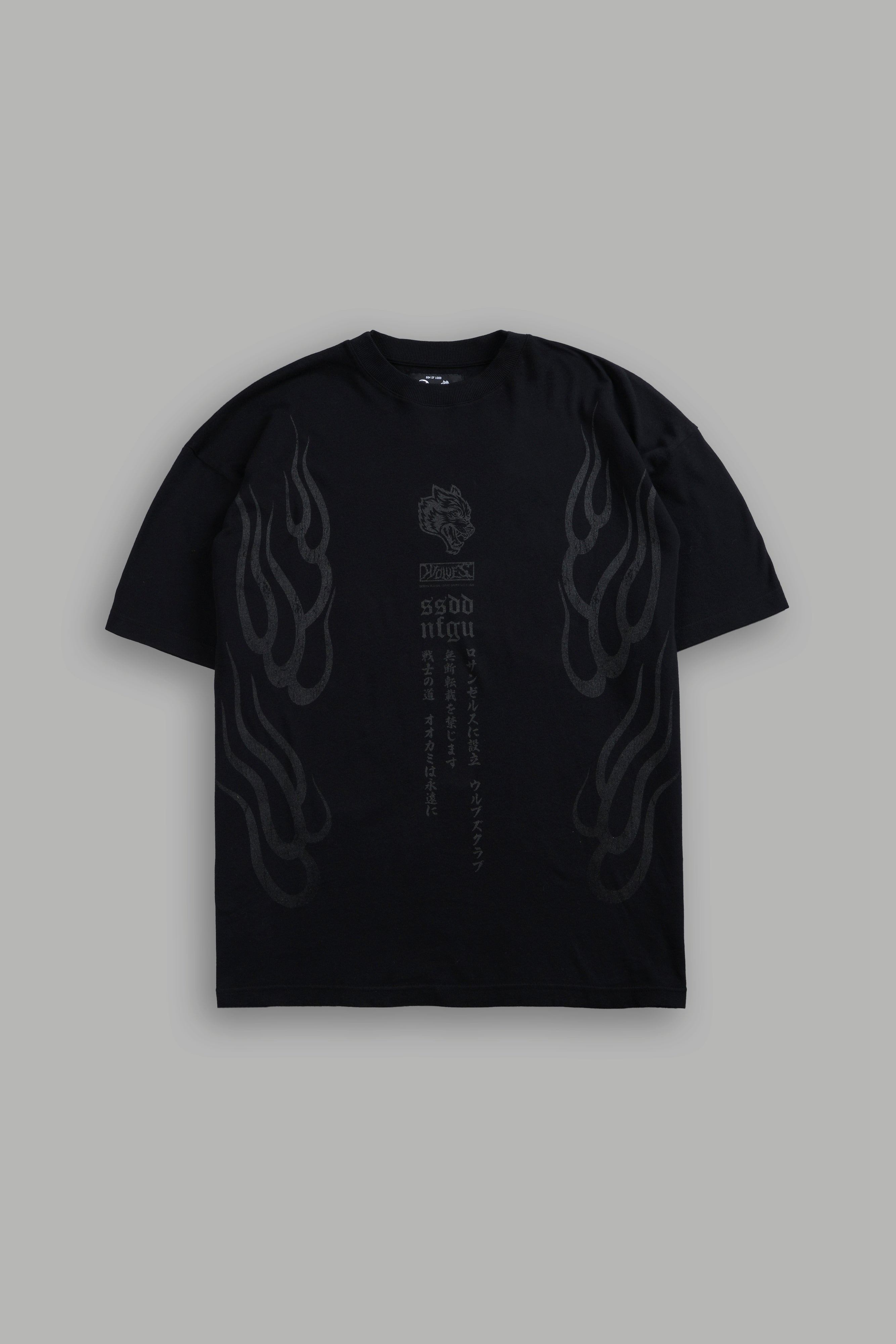 Gyomei Forever Premium Oversized Tee in Black