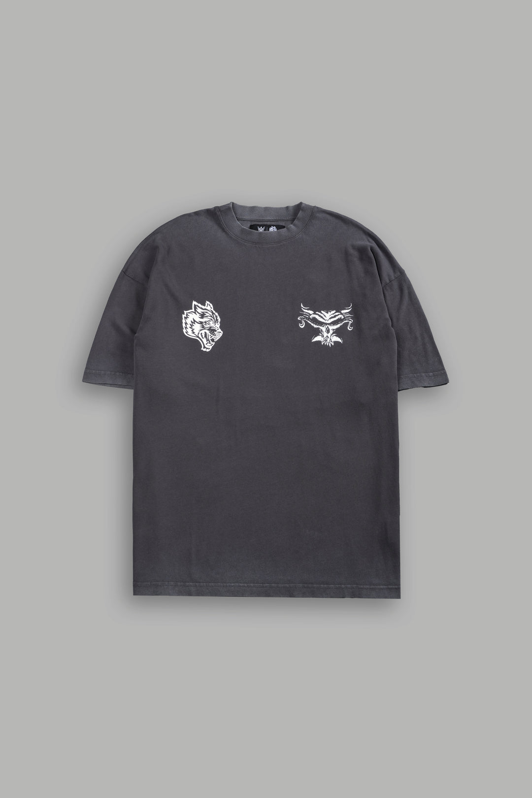 Feed the Beast Premium Oversized Tee in Wolf Gray