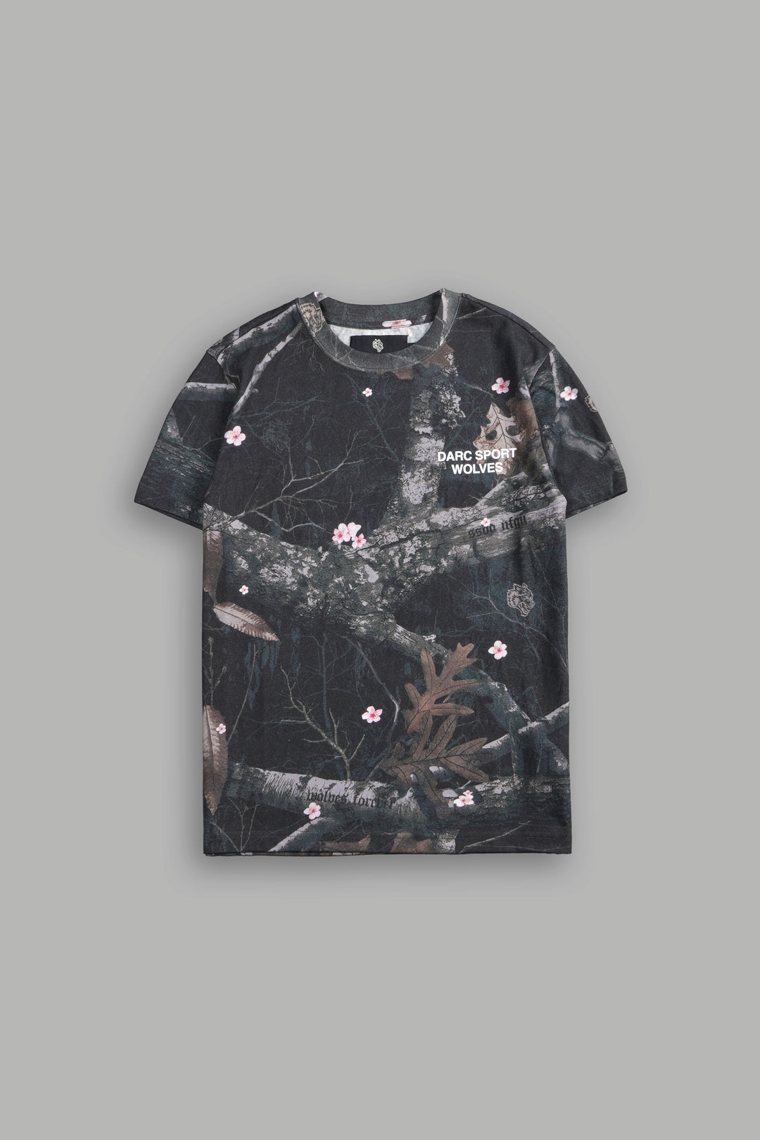 Darc Sport Wolves J. Dean "Premium" Tee in Darc Blossom Woodland Camo