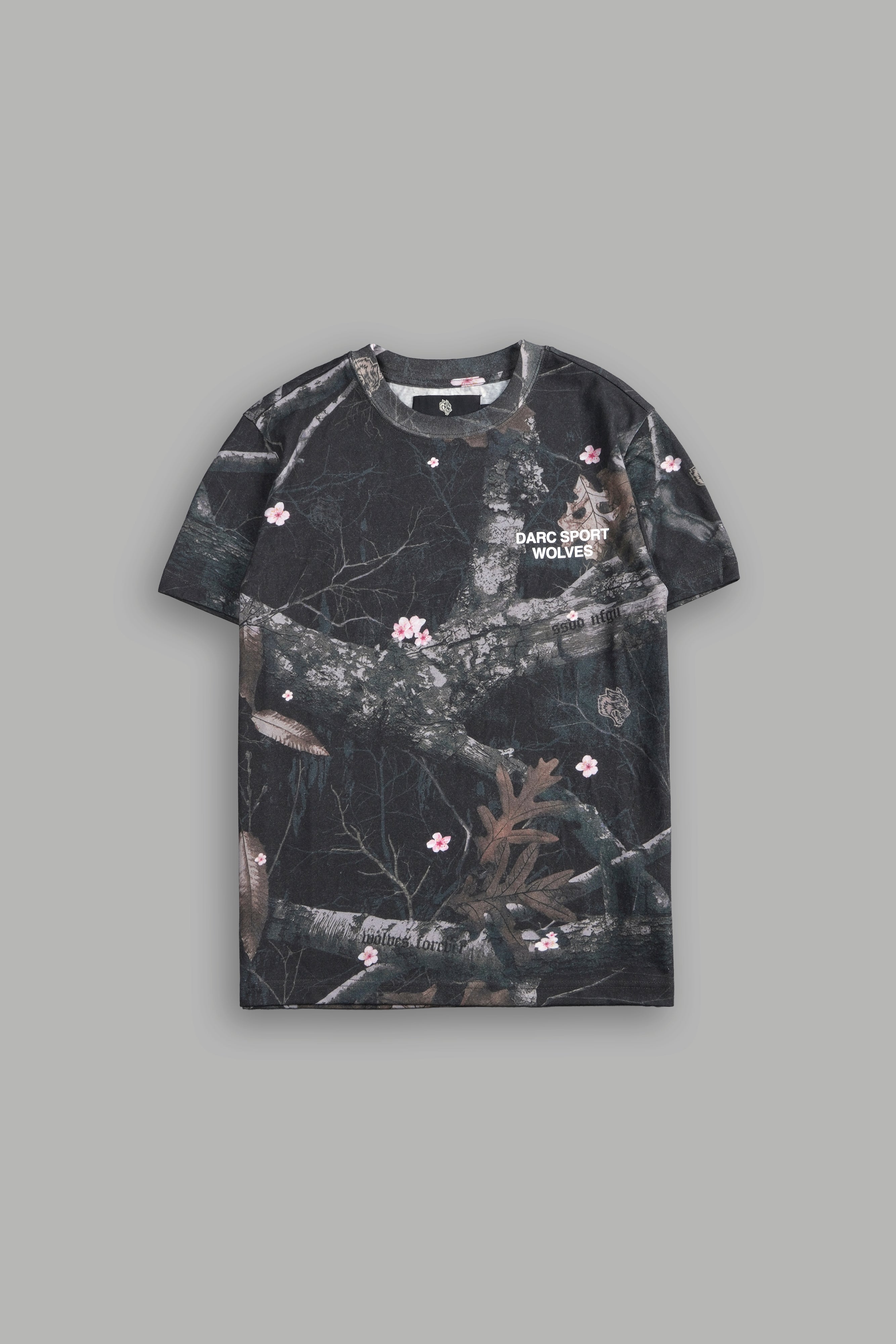 Darc Sport Wolves J. Dean "Premium" Tee in Darc Blossom Woodland Camo