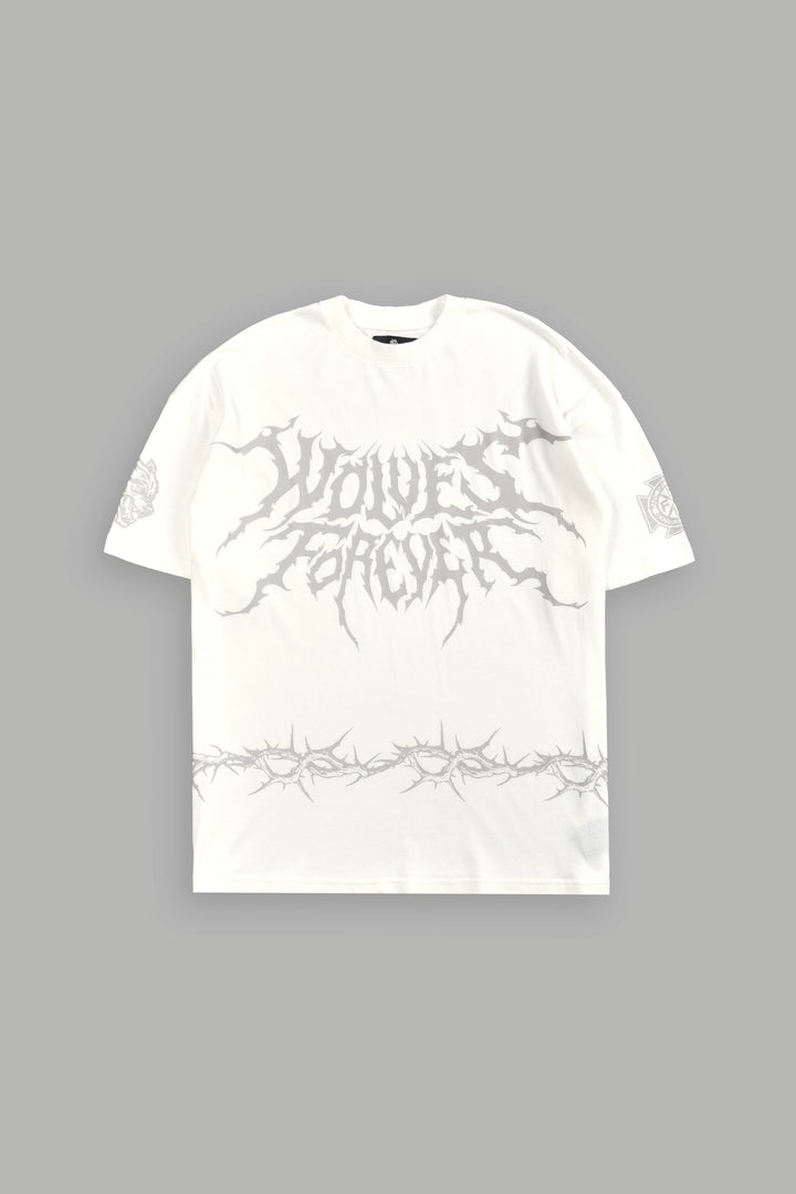 Surrounded by Thorns "Premium" Oversized Tee in Cream