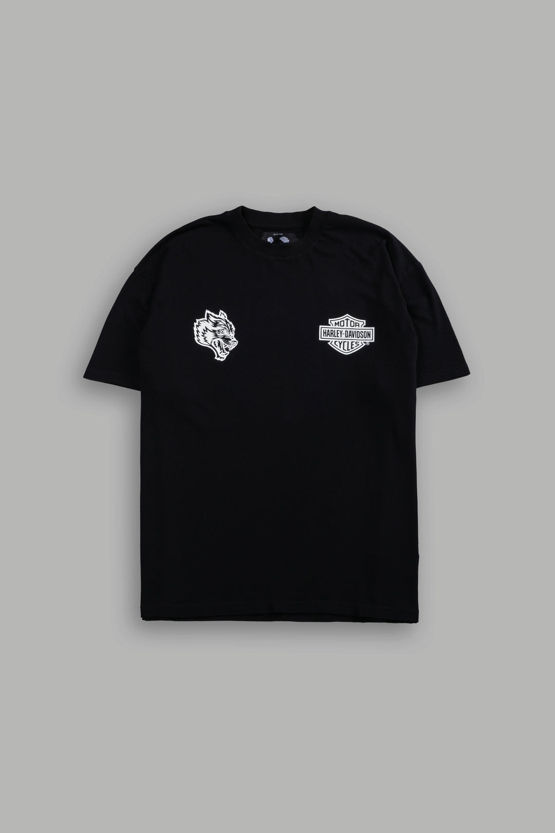 Harley-Davidson Wolves "Premium" Oversized Tee in Black