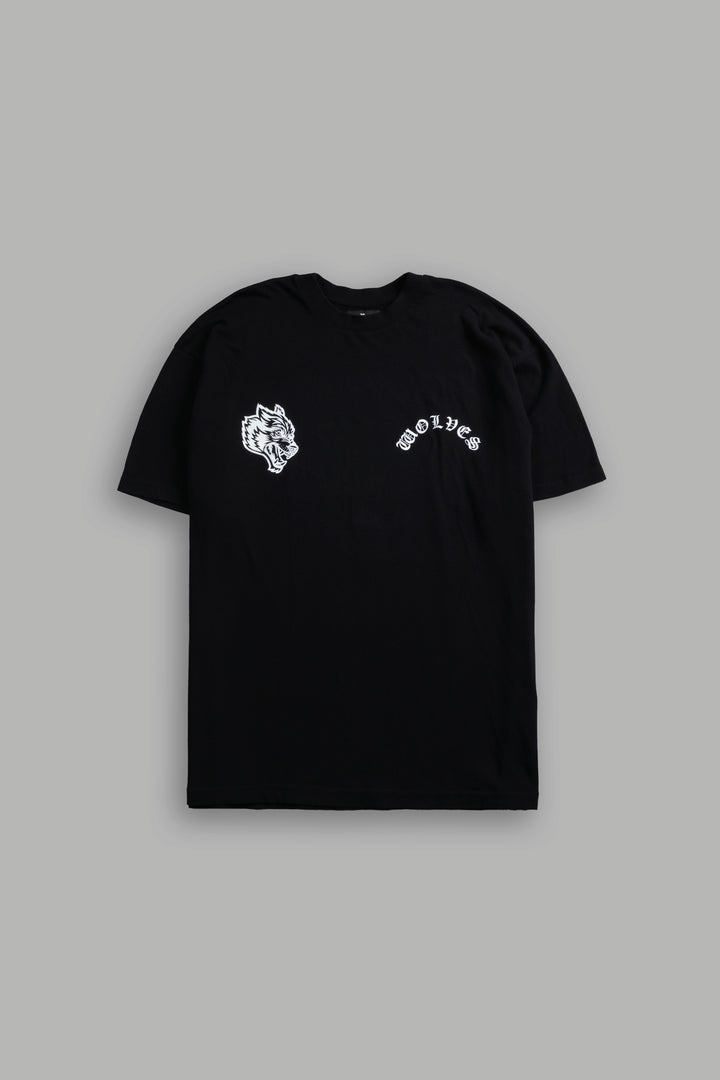 Not My Time "Premium" Oversized Tee in Black