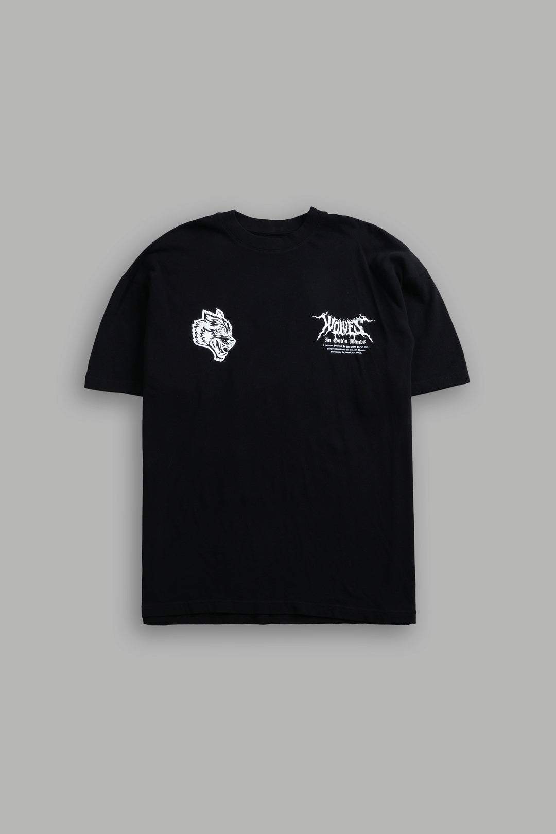 Through The Clouds "Premium" Oversized Tee in Black