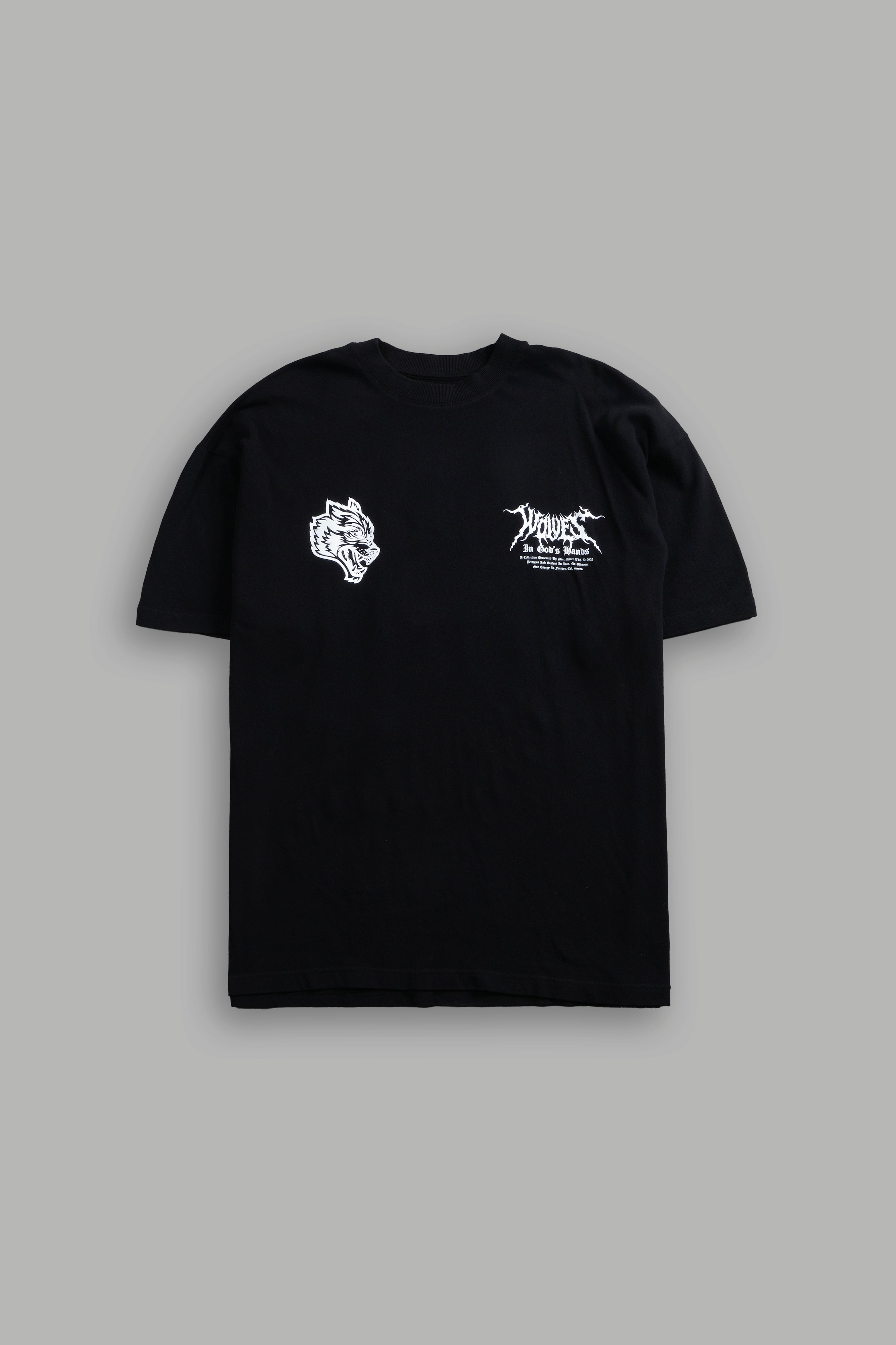 Through The Clouds "Premium" Oversized Tee in Black