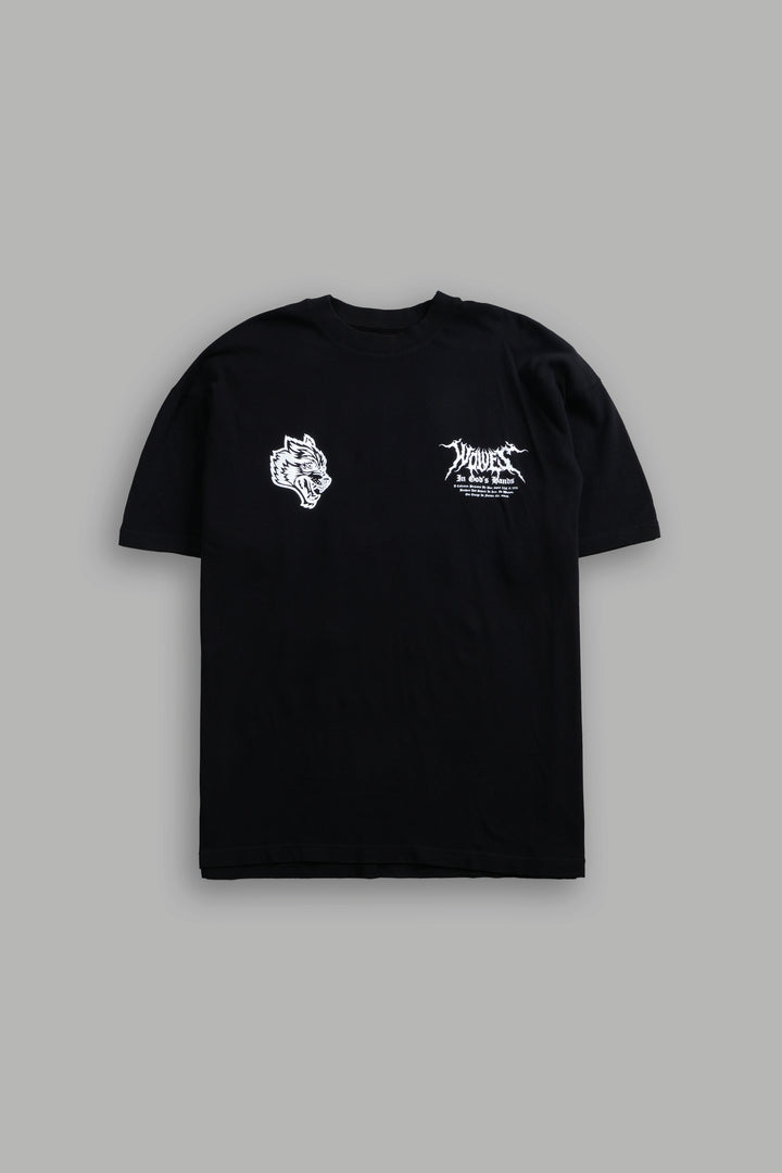Through The Clouds "Premium" Oversized Tee in Black