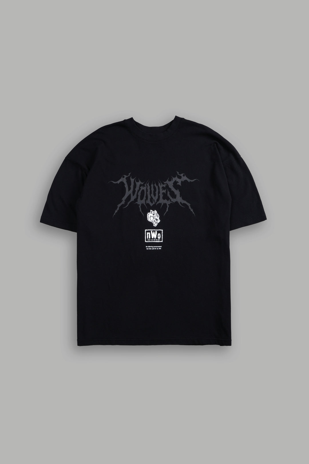 For Life "Premium" Oversized Tee in Black/Blue
